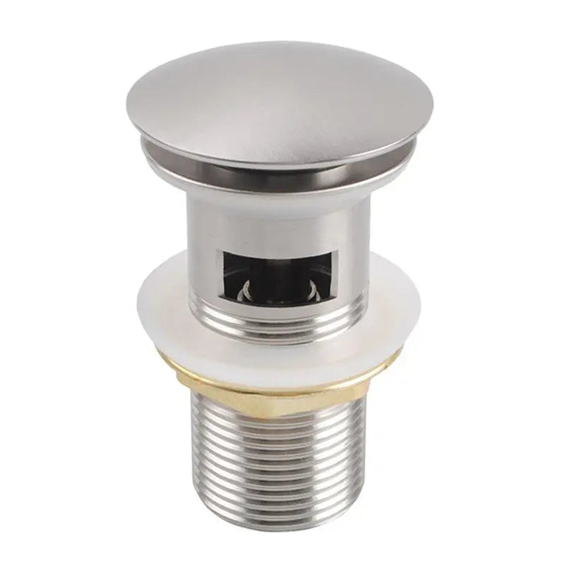 32mm Brushed Nickel Pop Up Waste Overflow Aquaperla