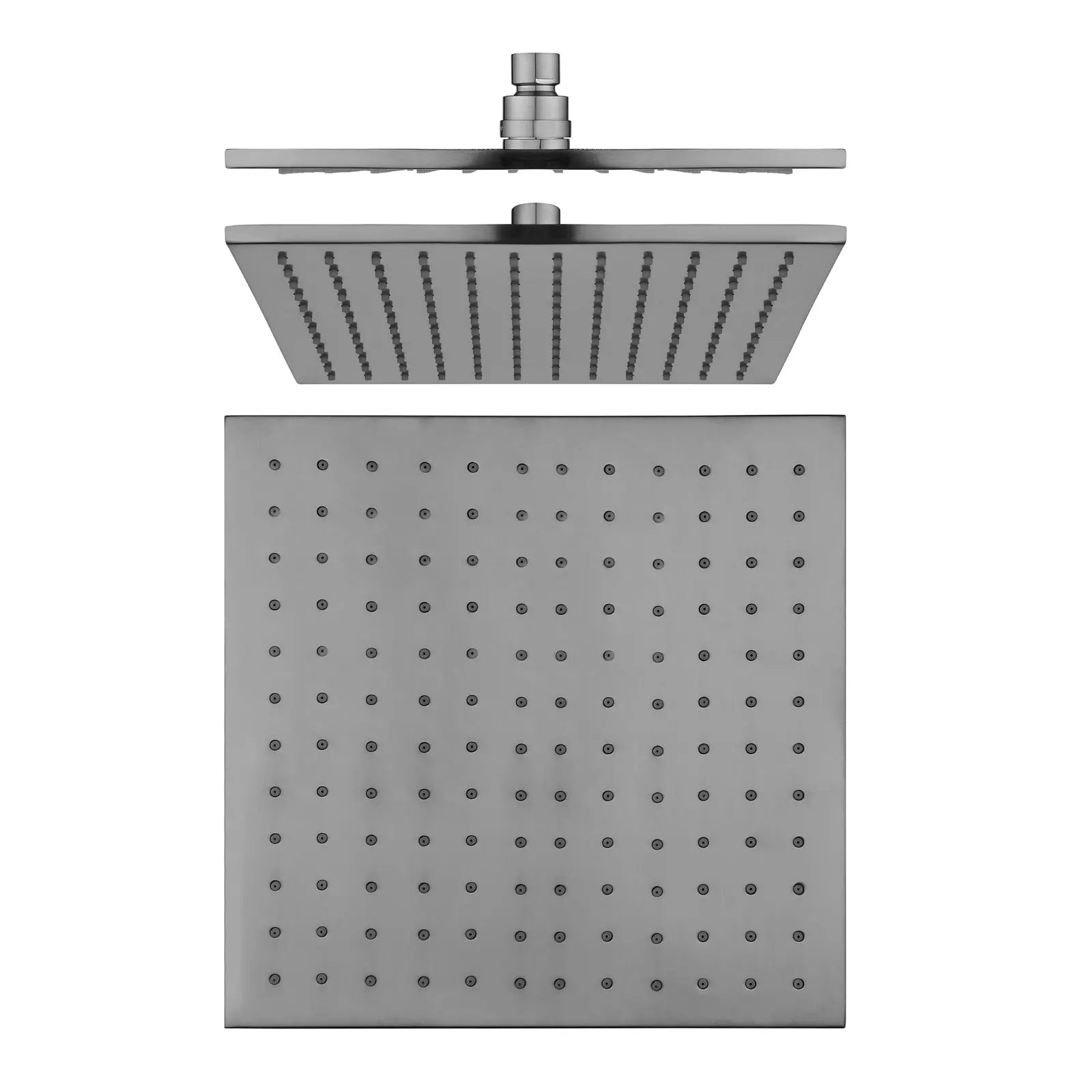 250mm Brushed Nickel Shower Head Aquaperla