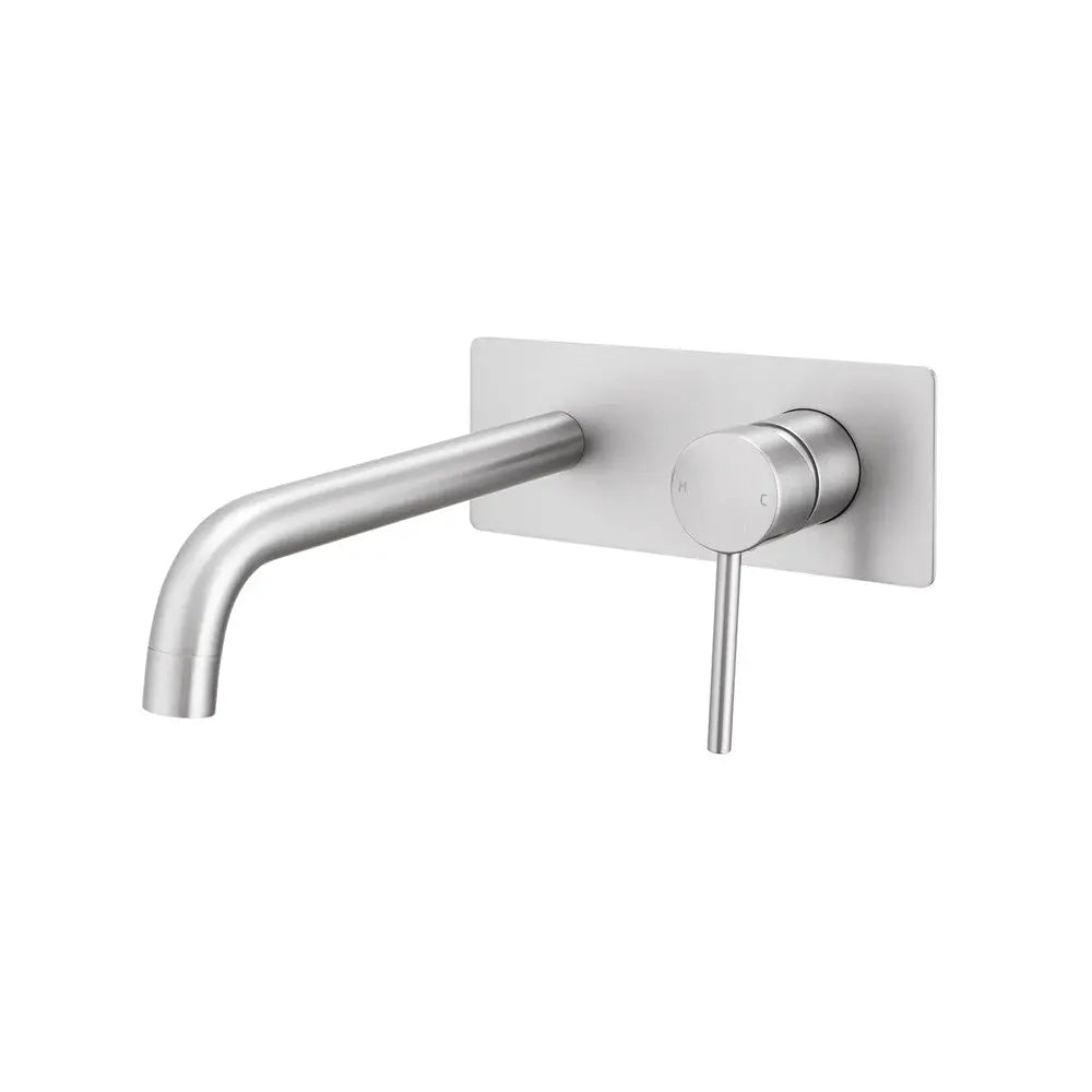 LUCID PIN - Brushed Nickel Spout Mixer Aquaperla