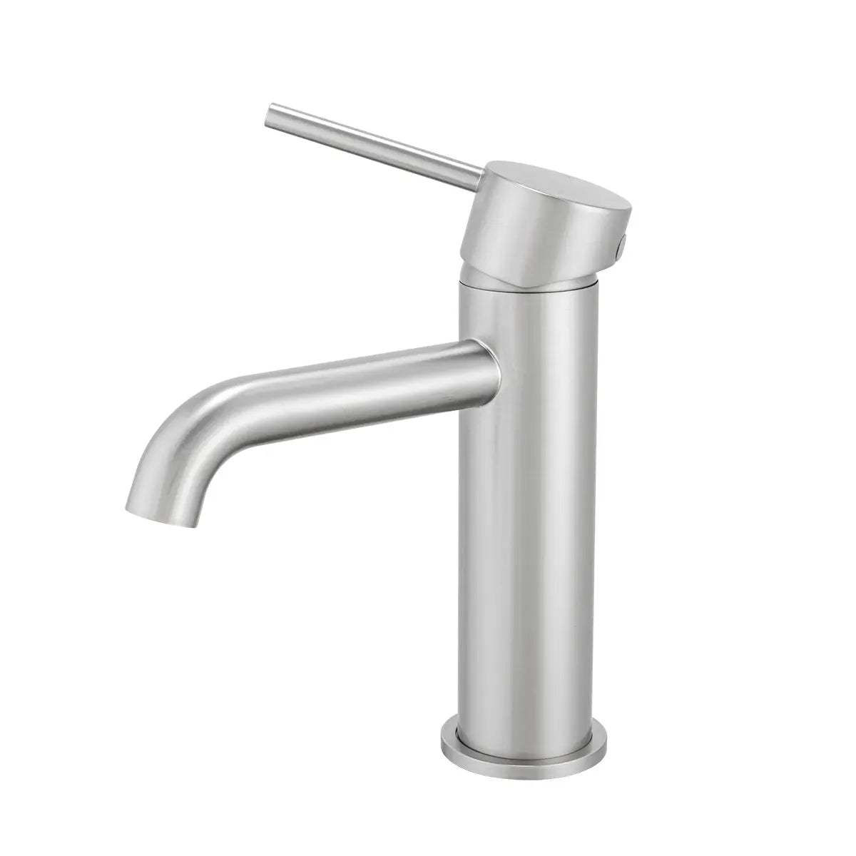 LUCID PIN - Brushed Nickel Basin Mixer Aquaperla