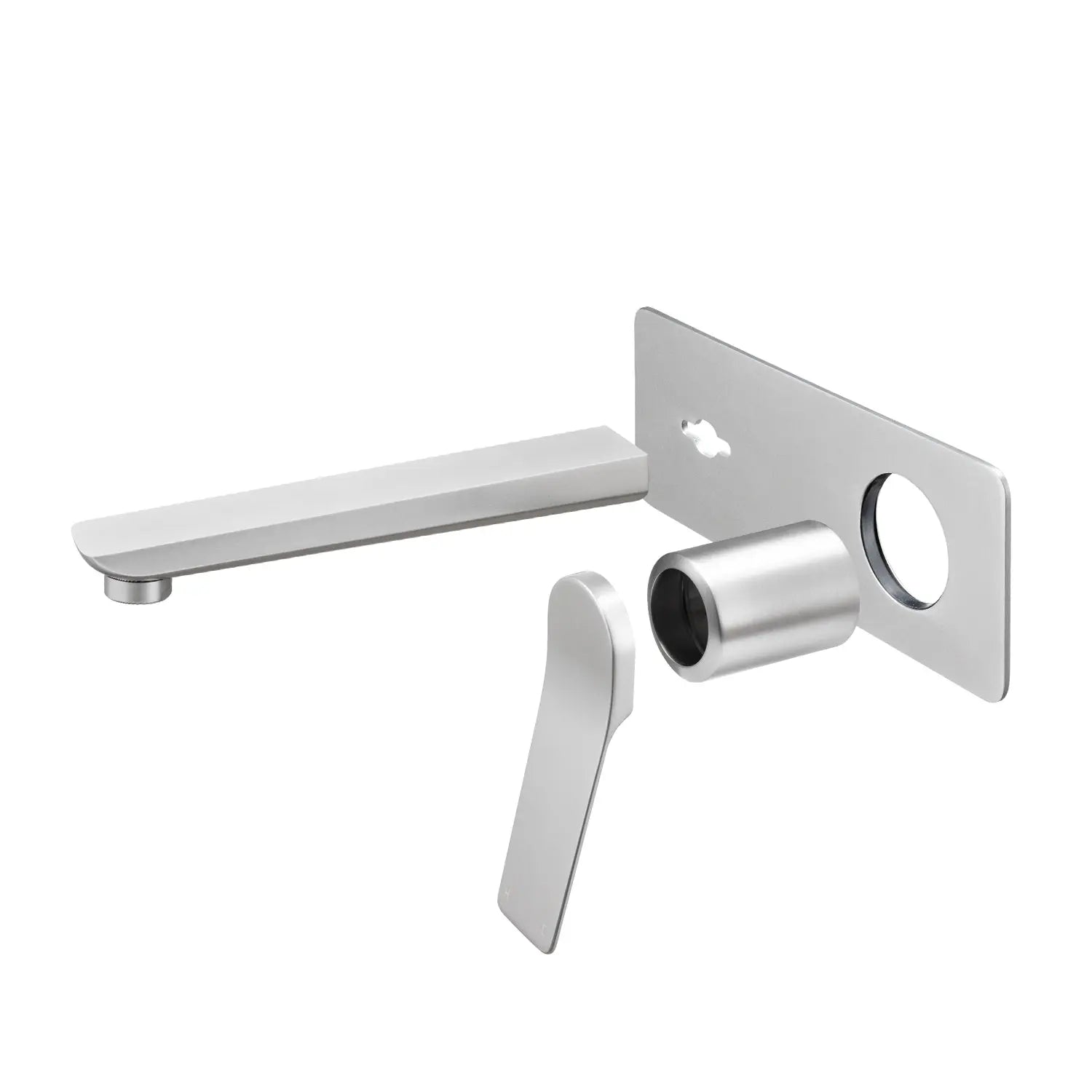 RUSHY - Brushed Nickel Spout Mixer Aquaperla