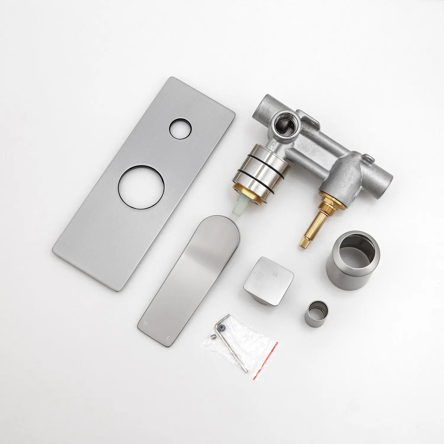 RUSHY - Brushed Nickel Diverter Mixer Aquaperla