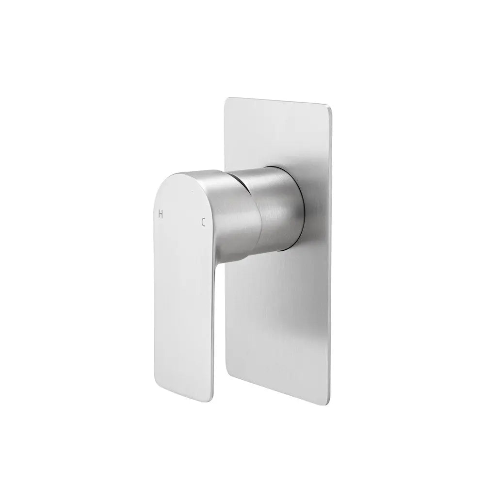 VOG - Brushed Nickel Wall Mixer Aquaperla