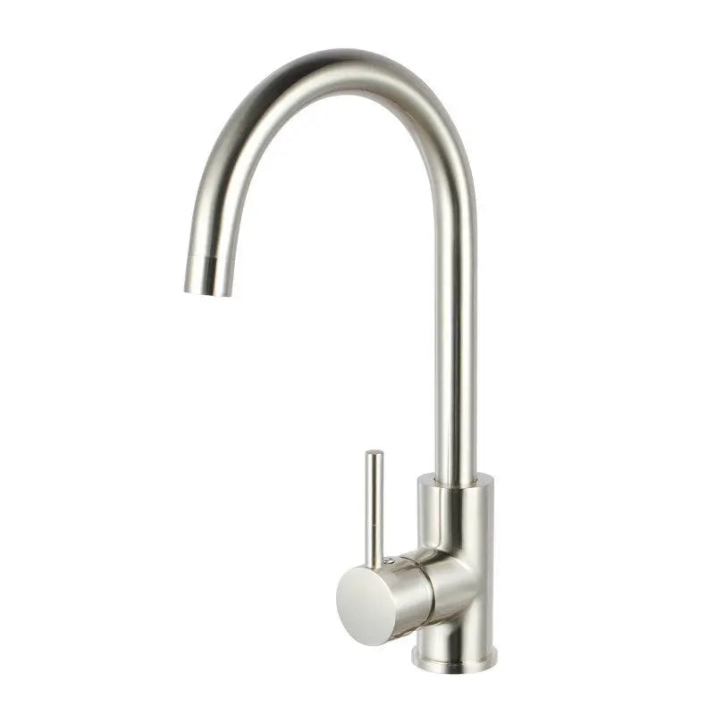 Brushed Nickel Standard Kitchen Mixer Aquaperla