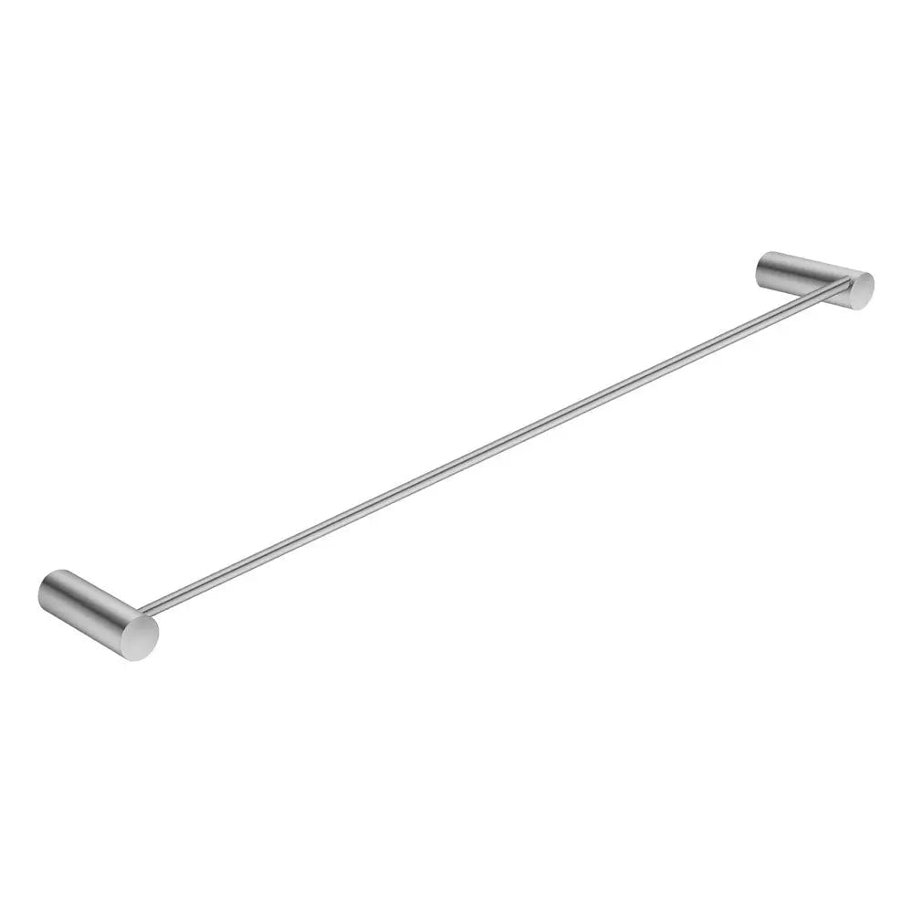 600mm Brushed Nickel Single Towel Rail Aquaperla