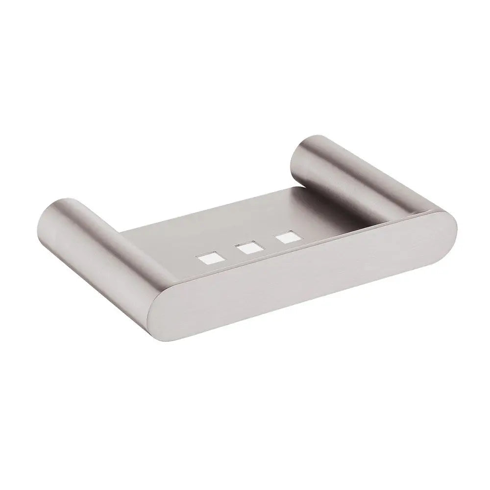 RUSHY - Brushed Nickel Soap Dish Aquaperla