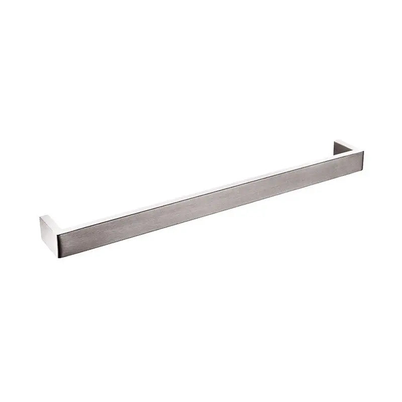 IVANO - 600mm Brushed Nickel Single Towel Rail Aquaperla