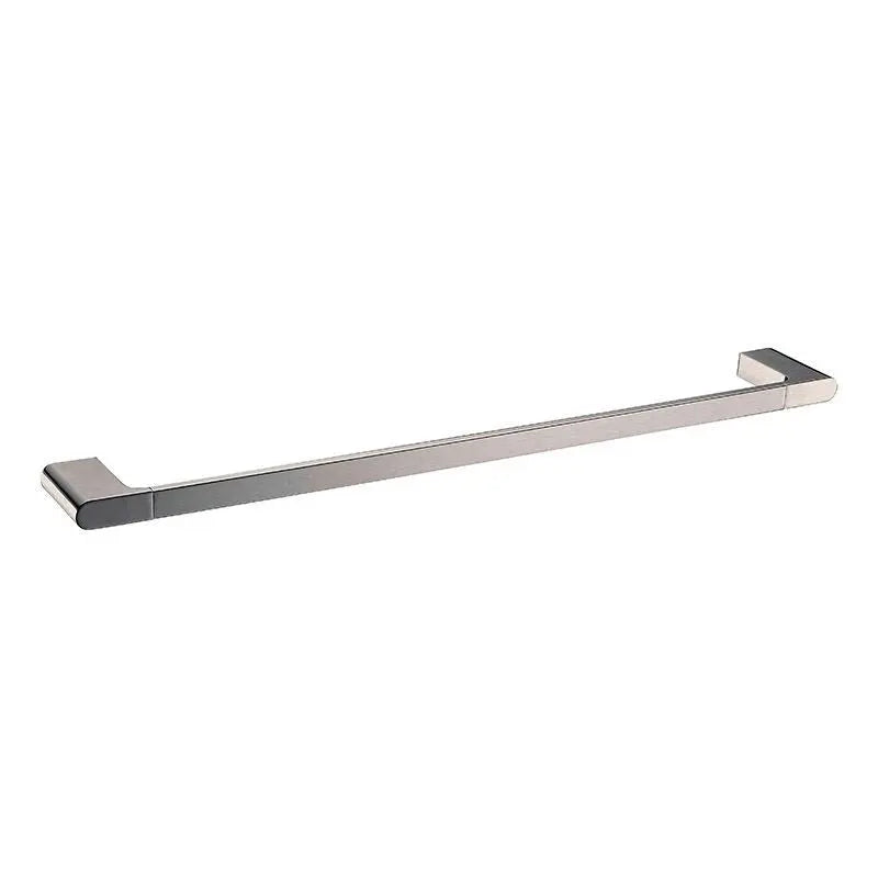 VOG - 800mm Brushed Nickel Single Towel Rail Aquaperla
