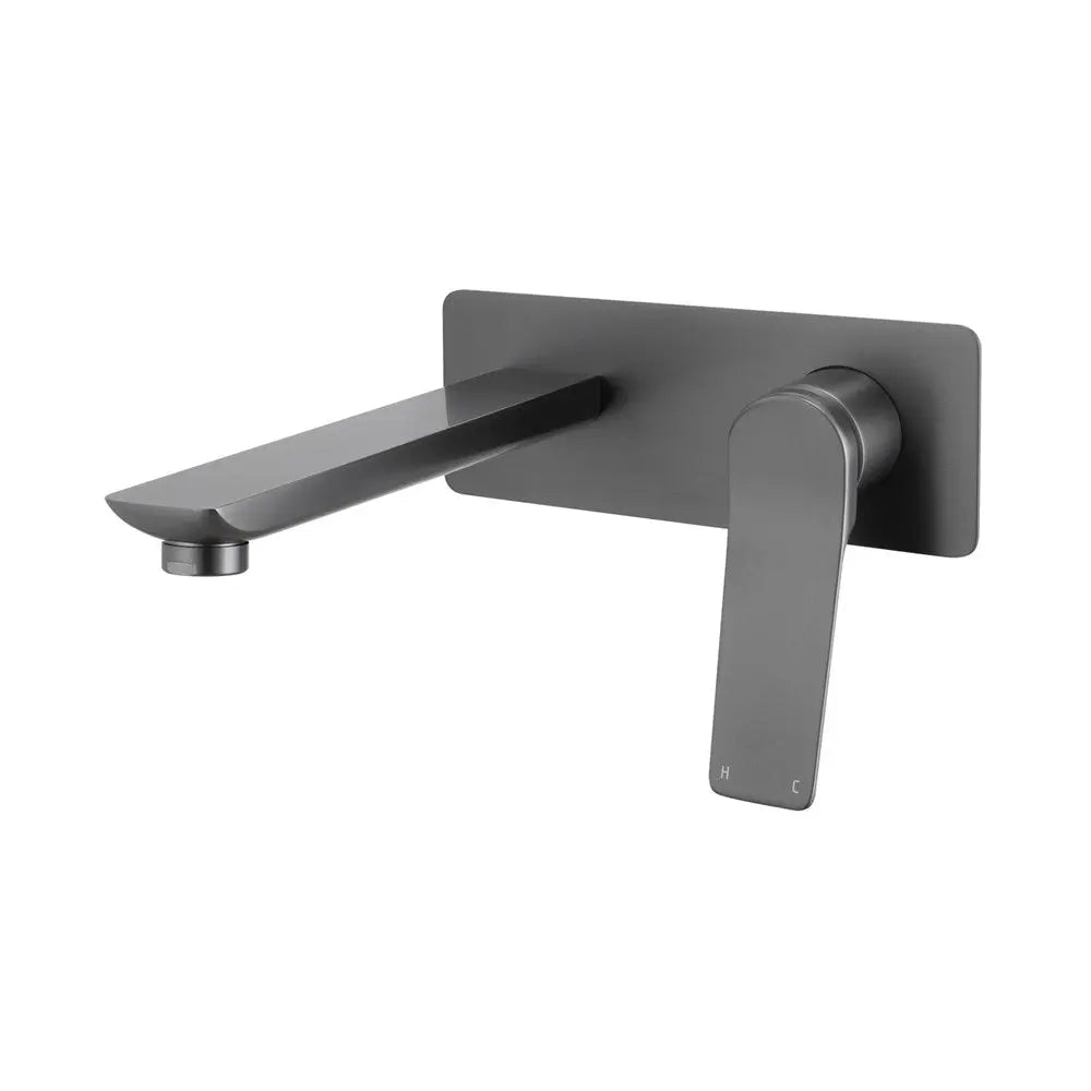 RUSHY - Brushed Gunmetal Spout Mixer Aquaperla