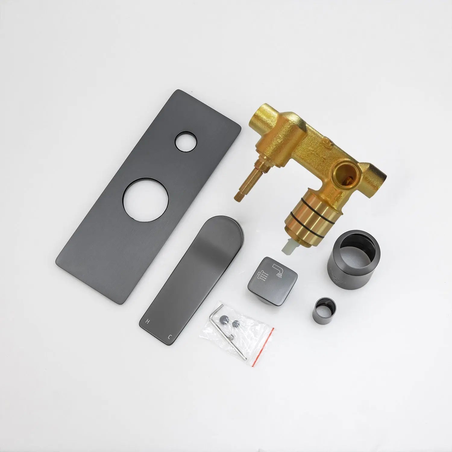 RUSHY - Gunmetal Diverter Mixer Aquaperla