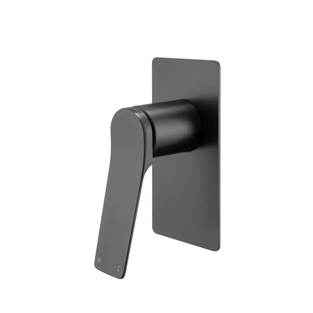 RUSHY - Brushed Gunmetal Wall Mixer Aquaperla