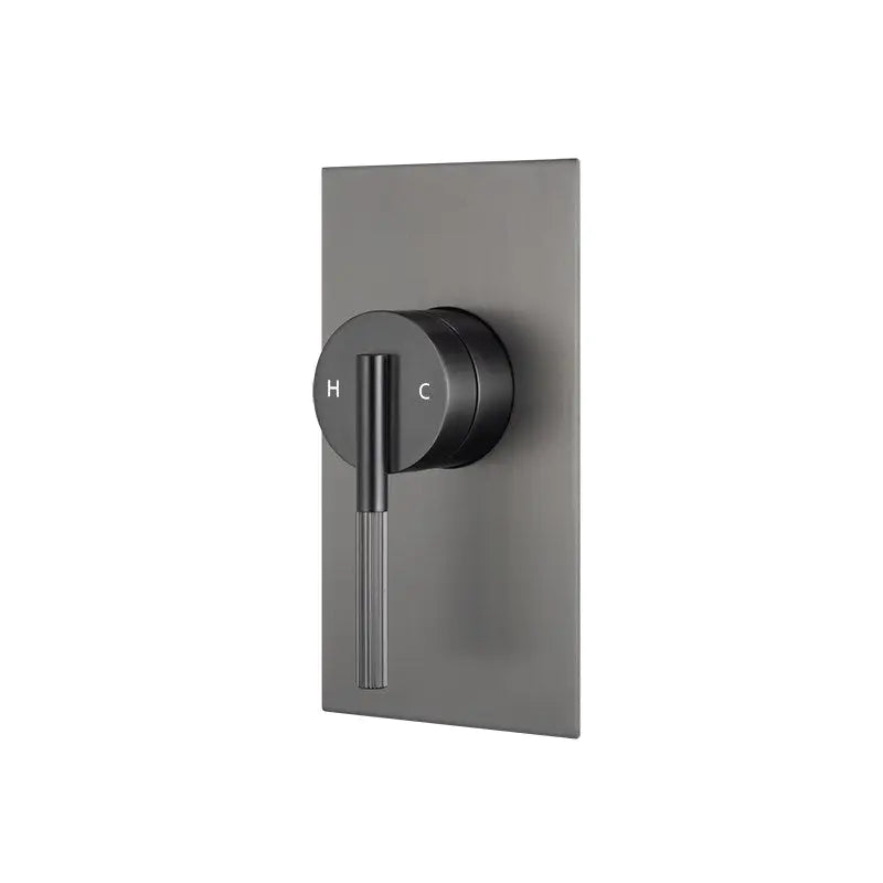 CADDENCE - Brushed Gun Metal Wall Mixer Aquaperla