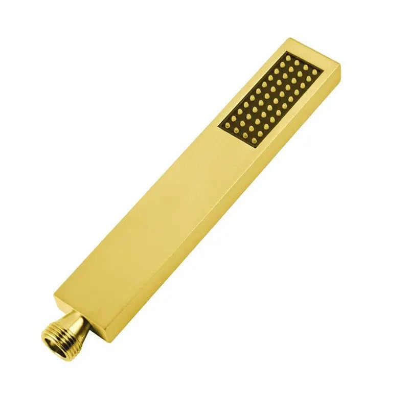 Brushed Brass Single Function Handheld Shower Aquaperla