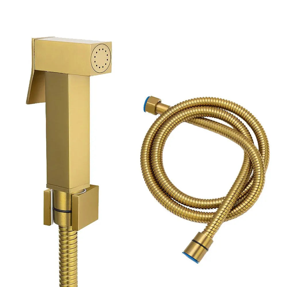 Brushed Brass Brass Toilet Bidet Aquaperla
