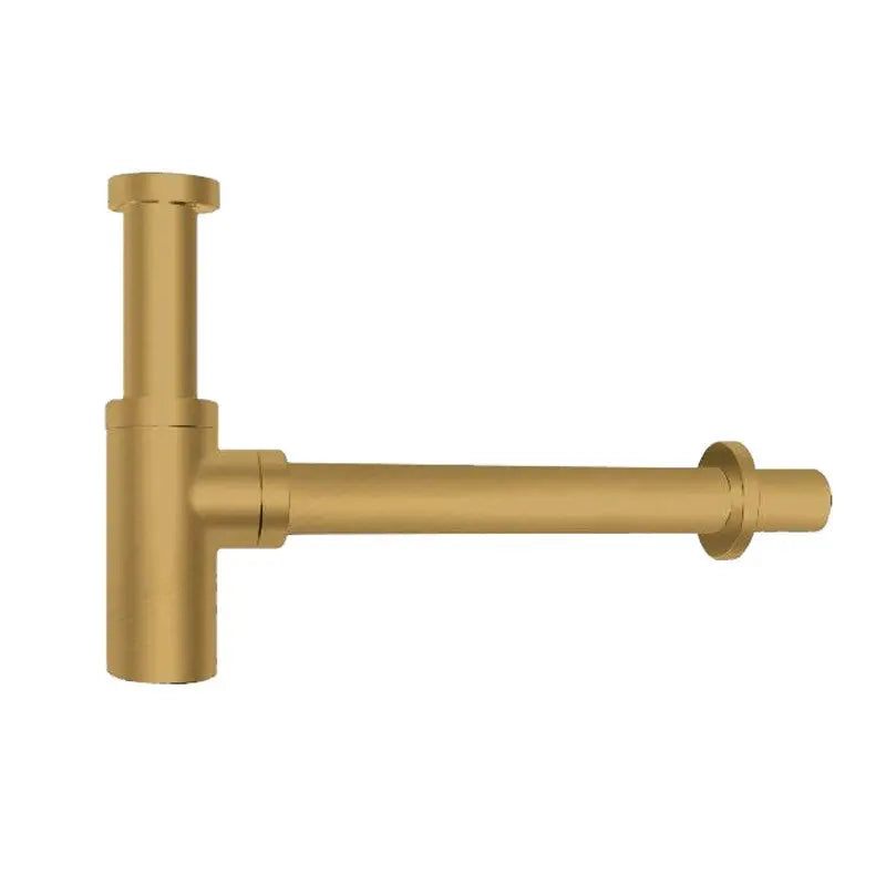 Brushed Brass Basin Bottle Trap 32mm Solid Brass Aquaperla
