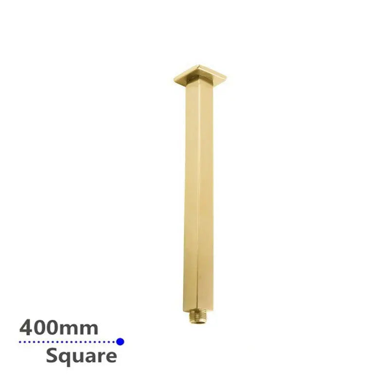 400mm Brushed Brass Ceiling Shower Arm Aquaperla