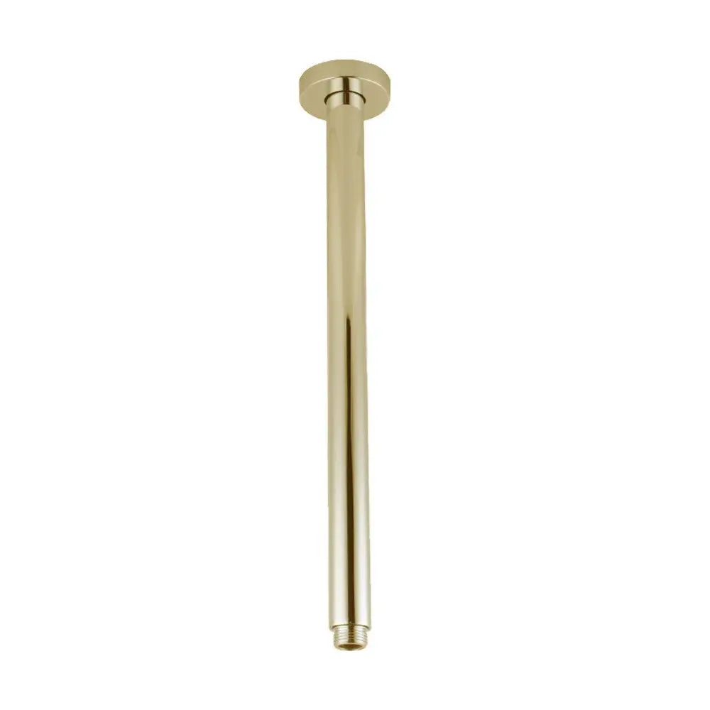 400mm Brushed Brass Ceiling Shower Arm Aquaperla