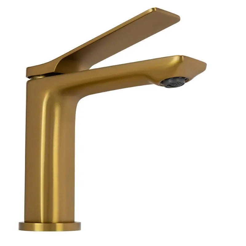 RUSHY - Brushed Brass Basin Mixer Aquaperla