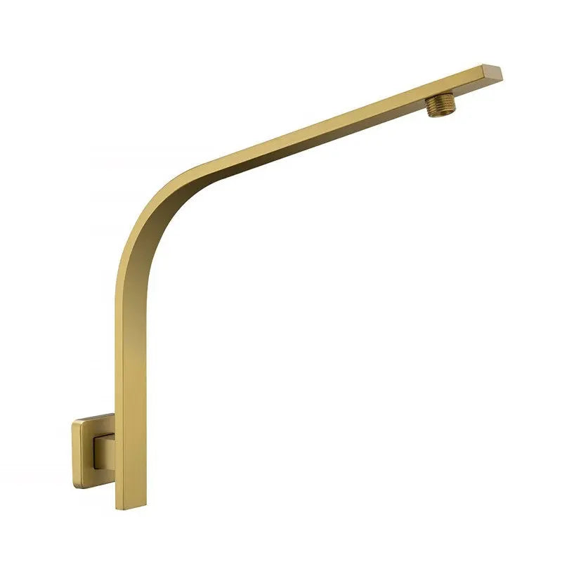 Brushed Brass Wall Shower Arm Aquaperla