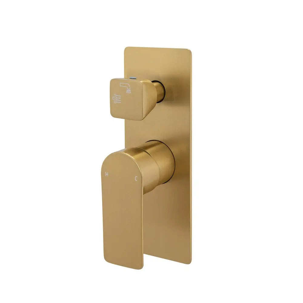 VOG - Brushed Brass Diverter Mixer Aquaperla