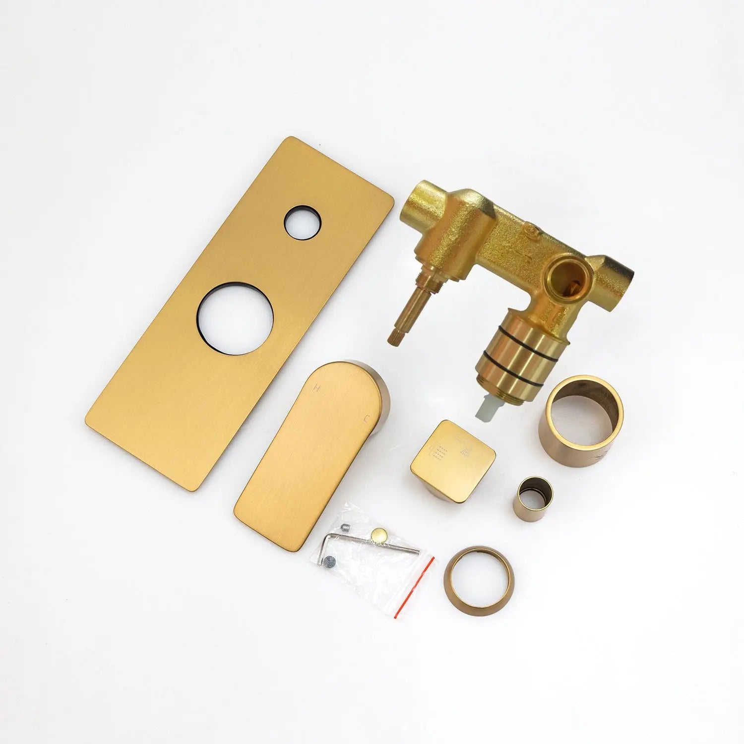 VOG - Brushed Brass Diverter Mixer Aquaperla