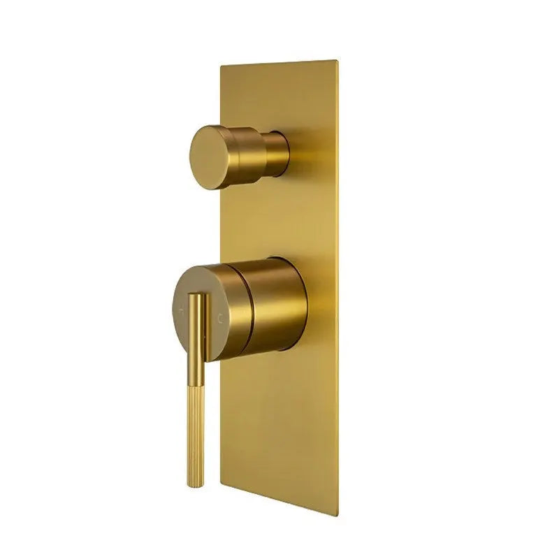 CADDENCE - Brushed Brass Diverter Mixer Aquaperla
