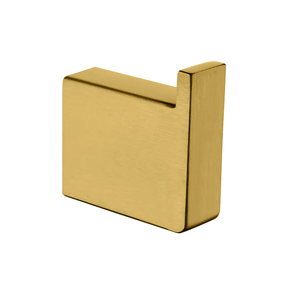 IVANO - Brushed Brass Robe Hook Aquaperla