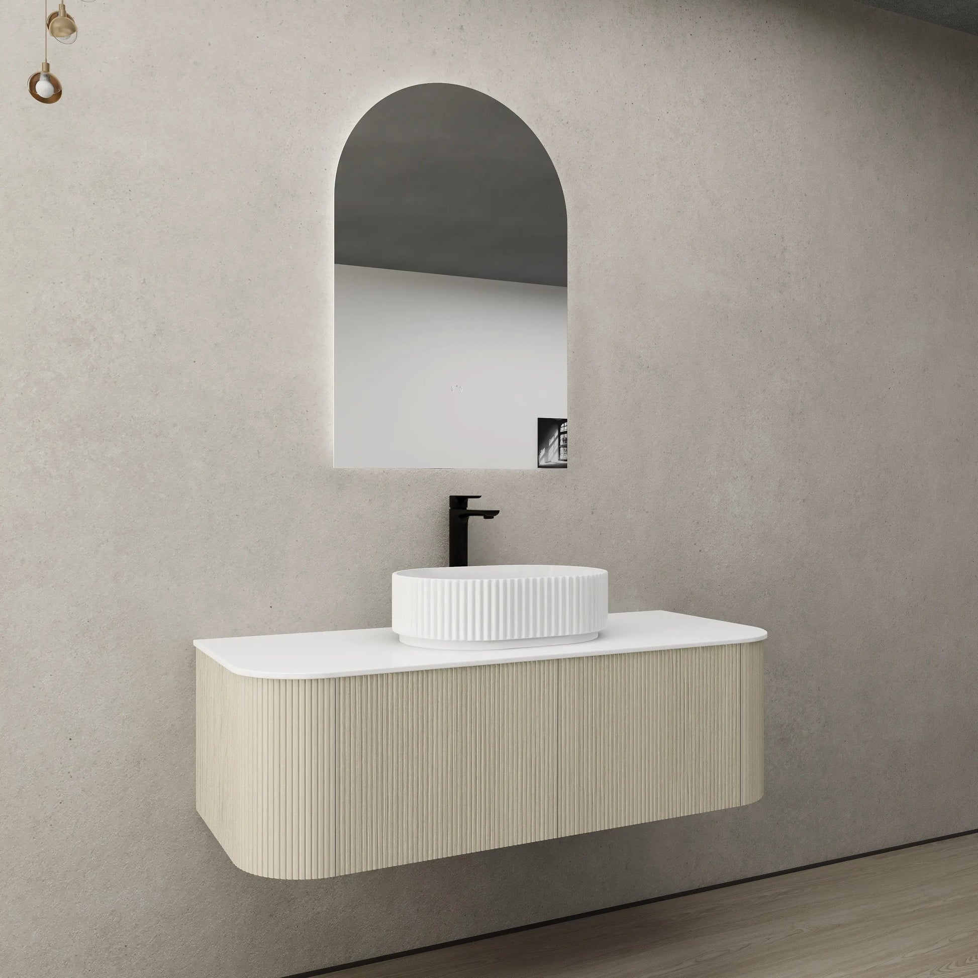 POS Bronte Wall Hung Vanity Coastal Oak (All Sizes) Poseidon