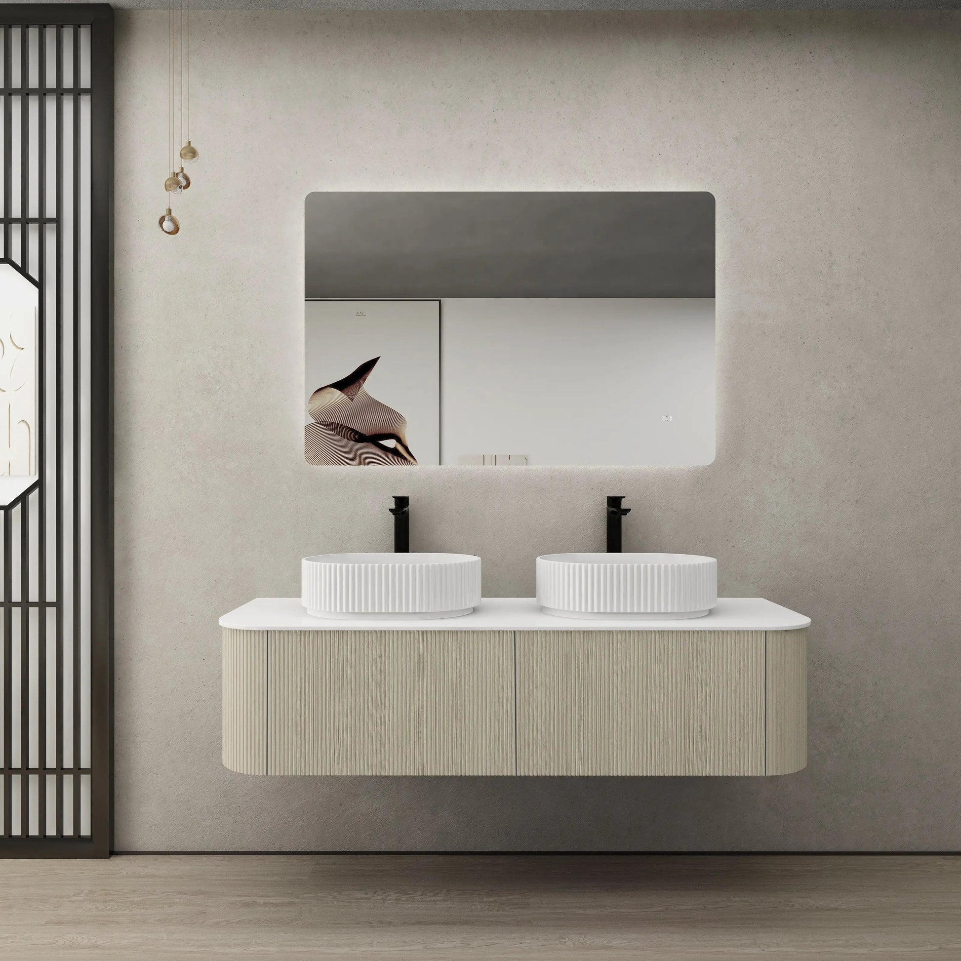 POS Bronte Wall Hung Vanity Coastal Oak (All Sizes) Poseidon