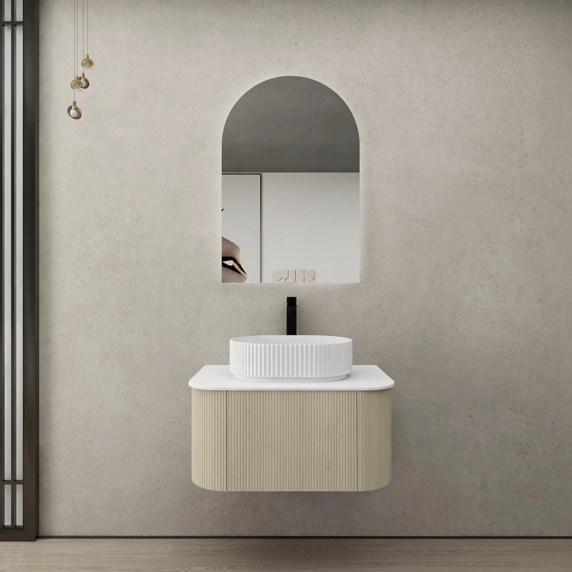 POS Bronte Wall Hung Vanity Coastal Oak (All Sizes) Poseidon