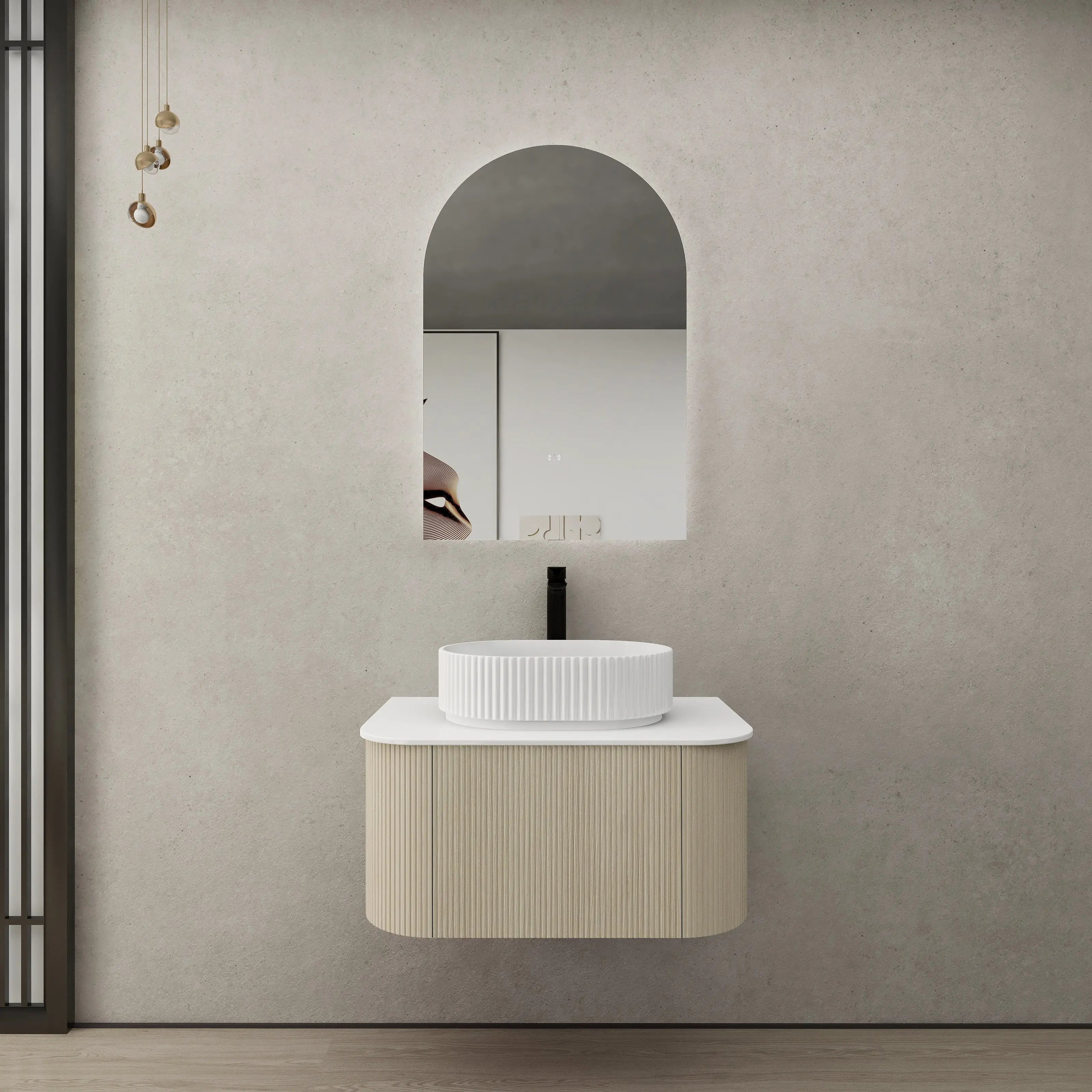 POS Bronte Wall Hung Vanity Coastal Oak (All Sizes) Poseidon