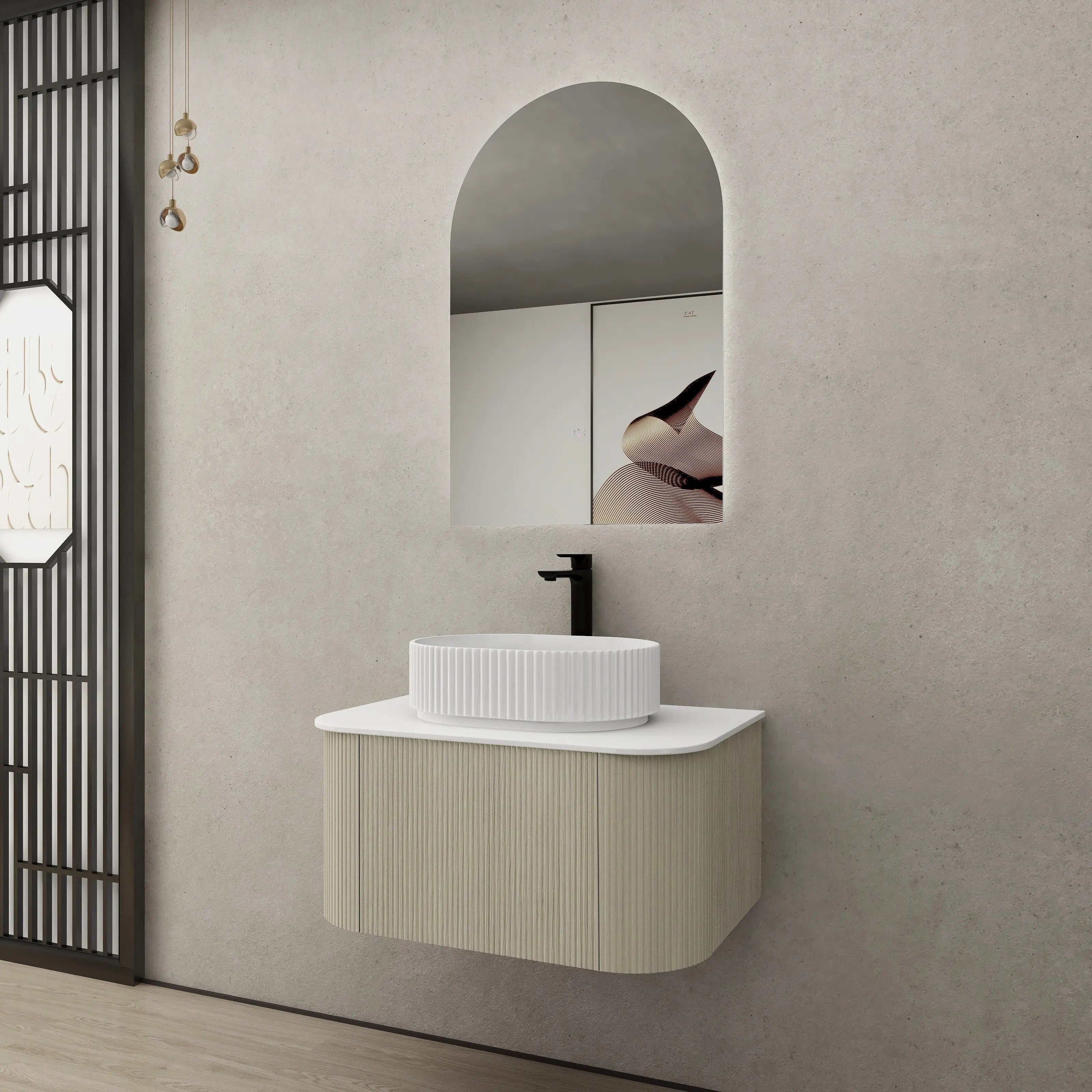 POS Bronte Wall Hung Vanity Coastal Oak (All Sizes) Poseidon