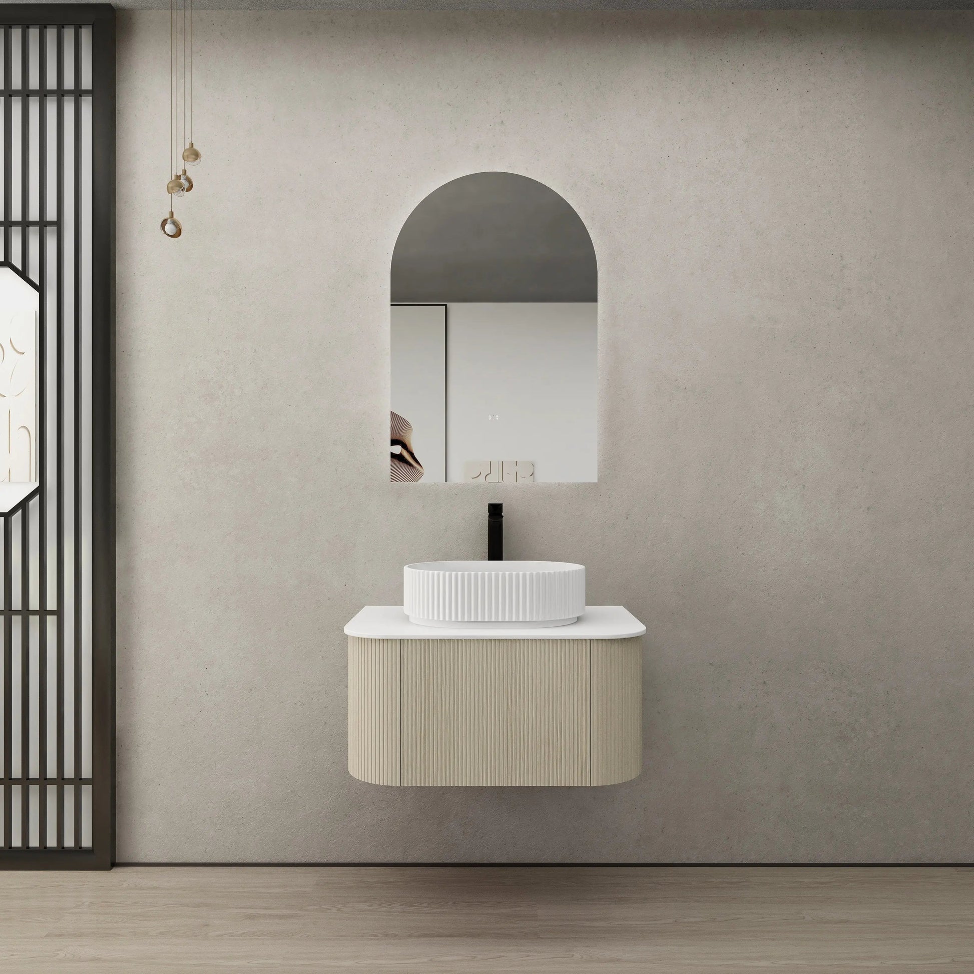 POS Bronte Wall Hung Vanity Coastal Oak (All Sizes) Poseidon