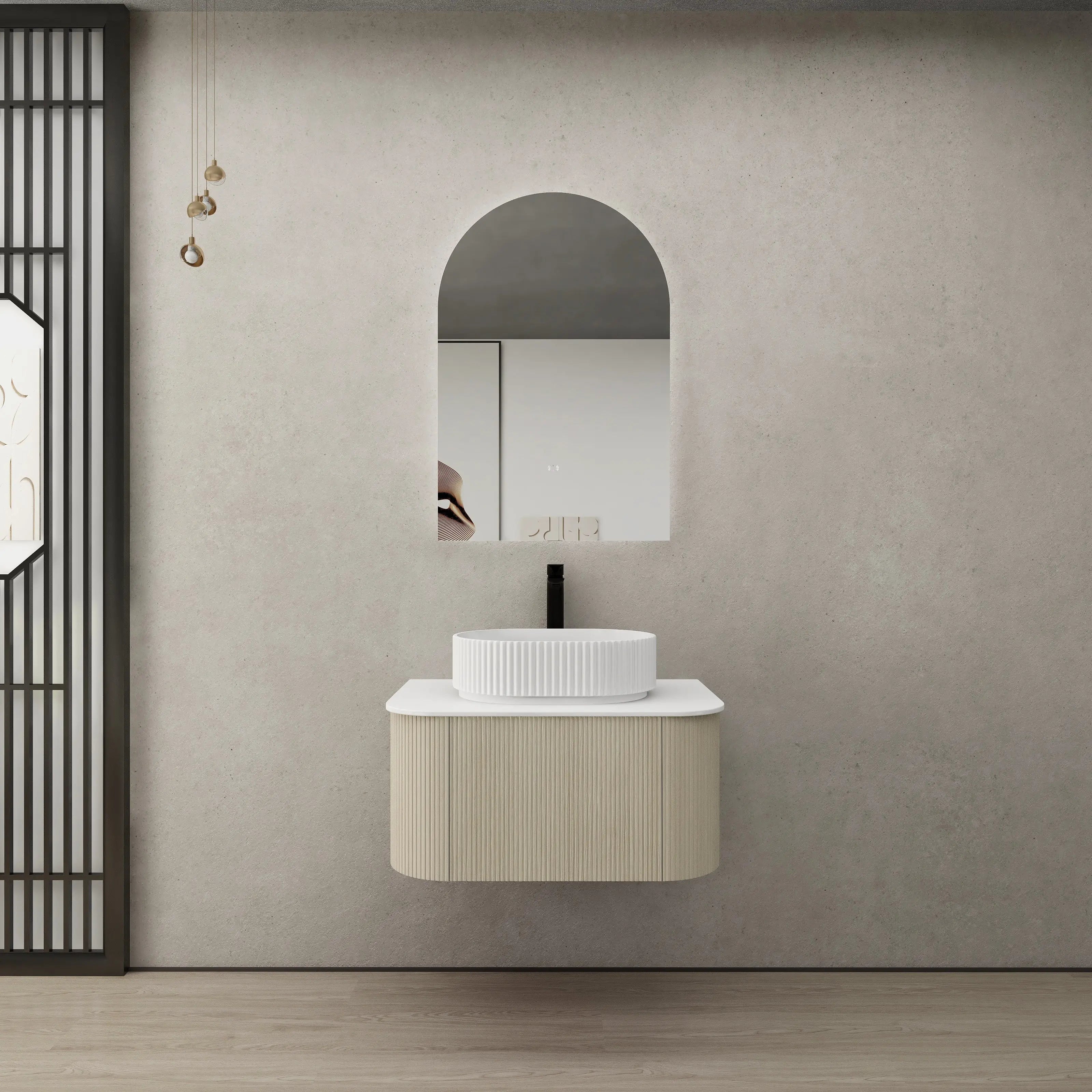 POS Bronte Wall Hung Vanity Coastal Oak (All Sizes) Poseidon