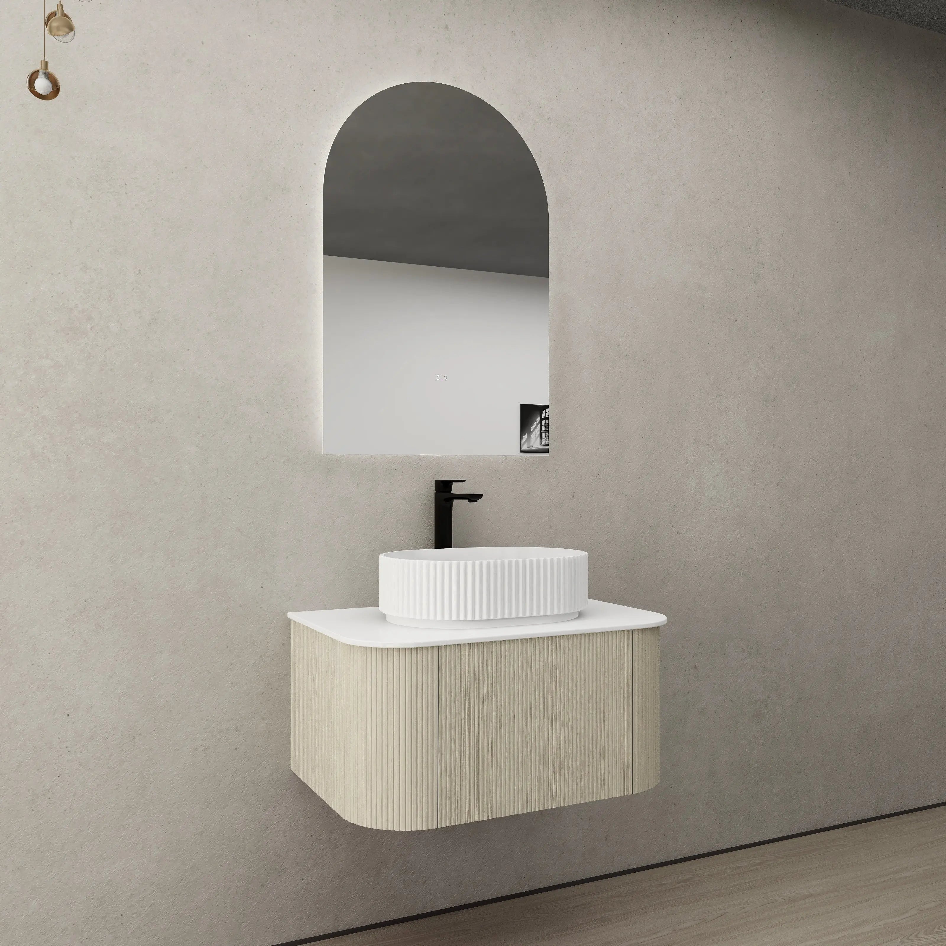 POS Bronte Wall Hung Vanity Coastal Oak (All Sizes) Poseidon
