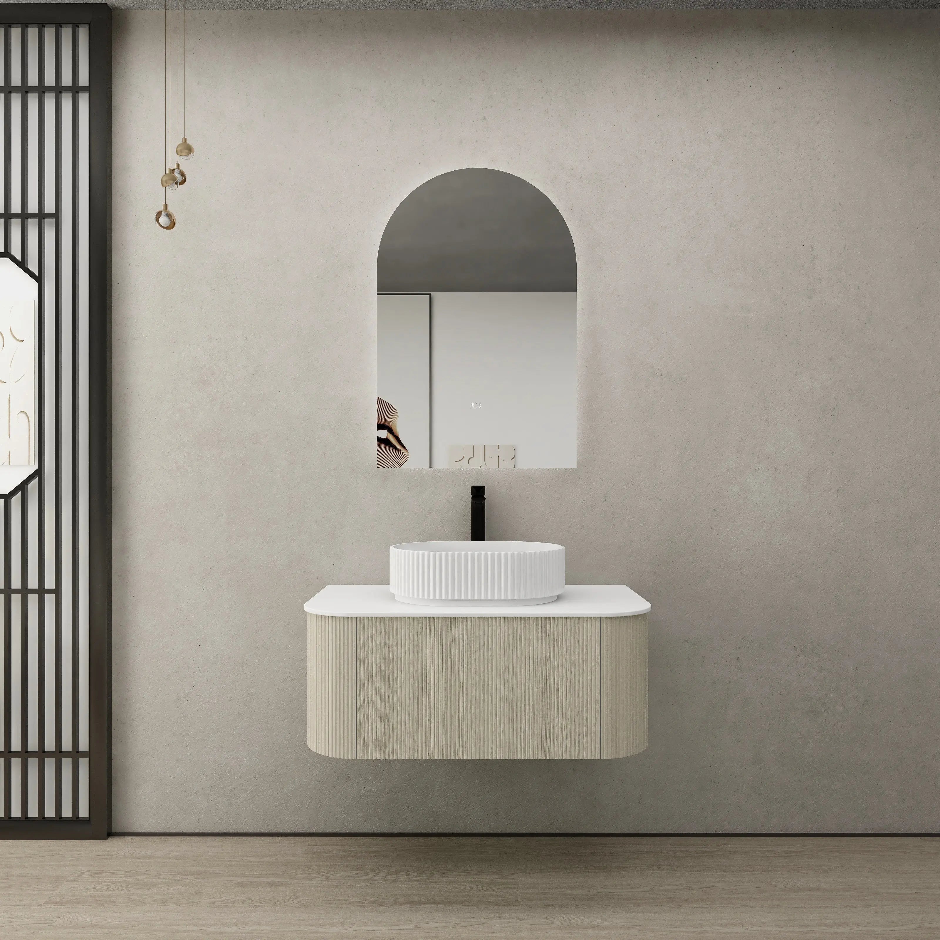 POS Bronte Wall Hung Vanity Coastal Oak (All Sizes) Poseidon