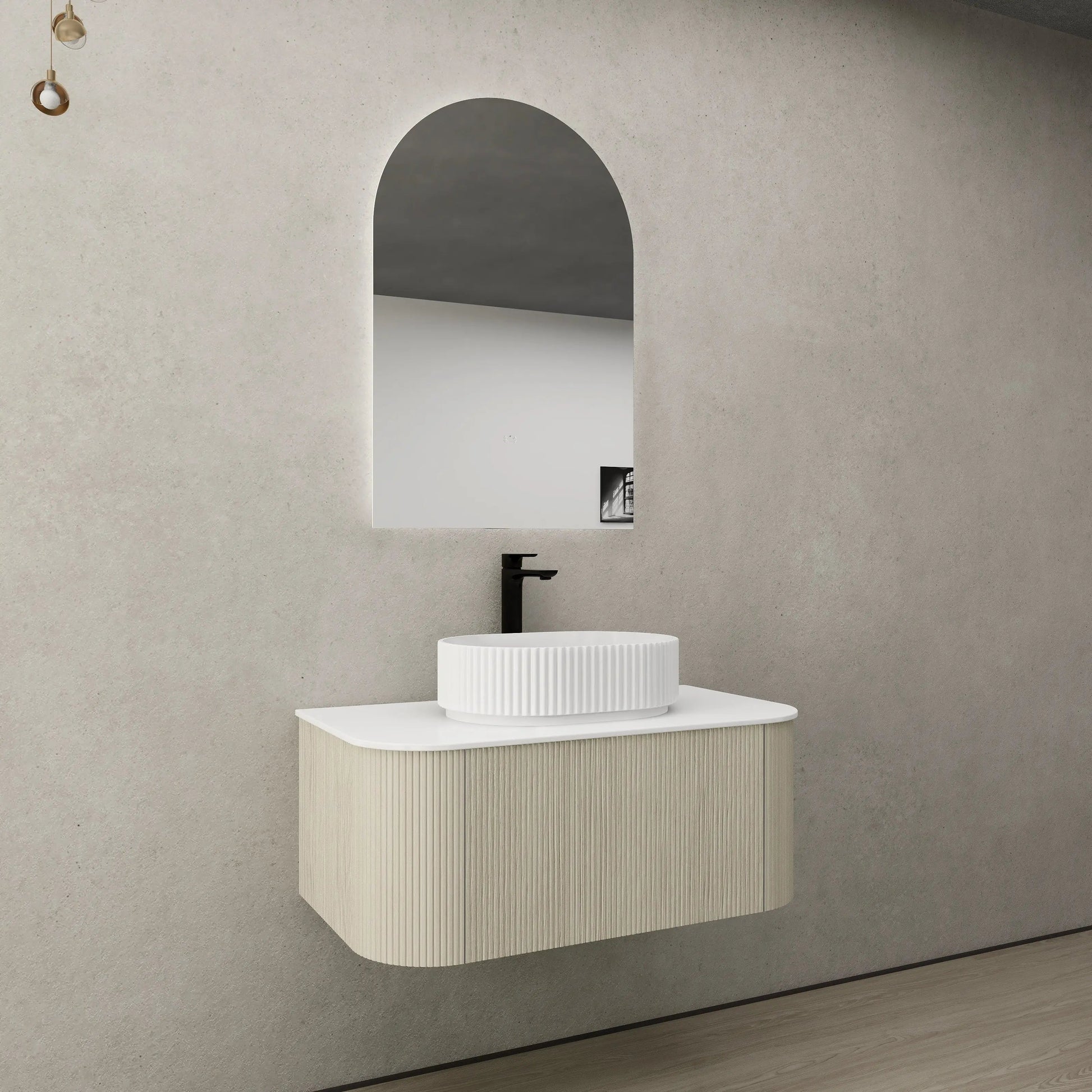 POS Bronte Wall Hung Vanity Coastal Oak (All Sizes) Poseidon