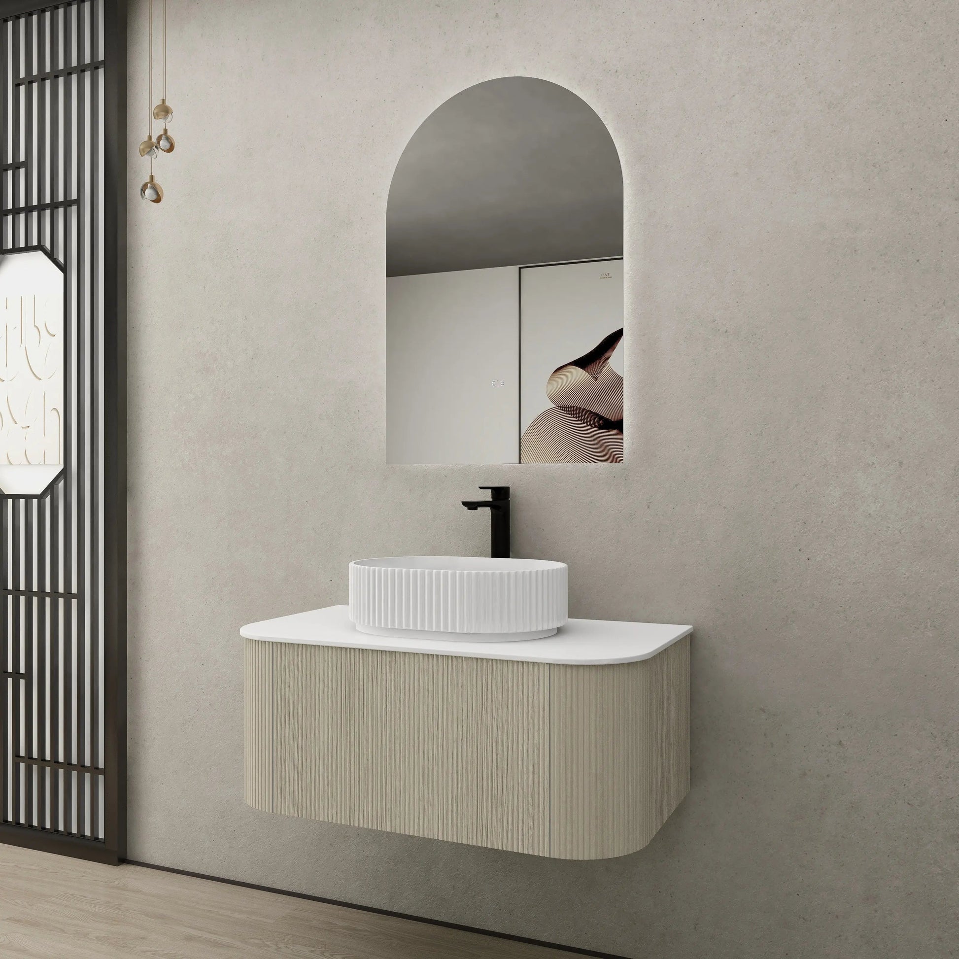 POS Bronte Wall Hung Vanity Coastal Oak (All Sizes) Poseidon