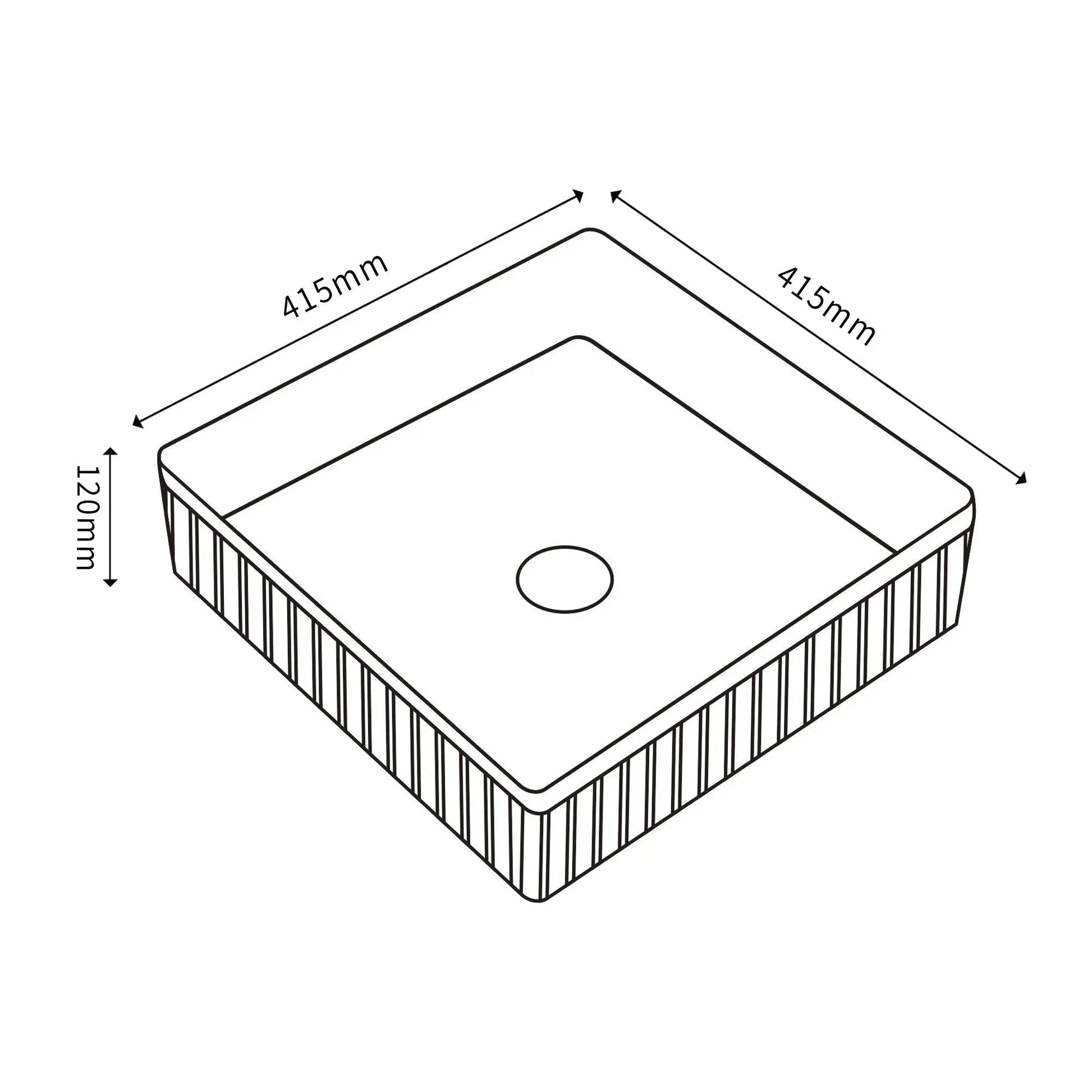 CA415SQ Above Counter Basin Poseidonbk