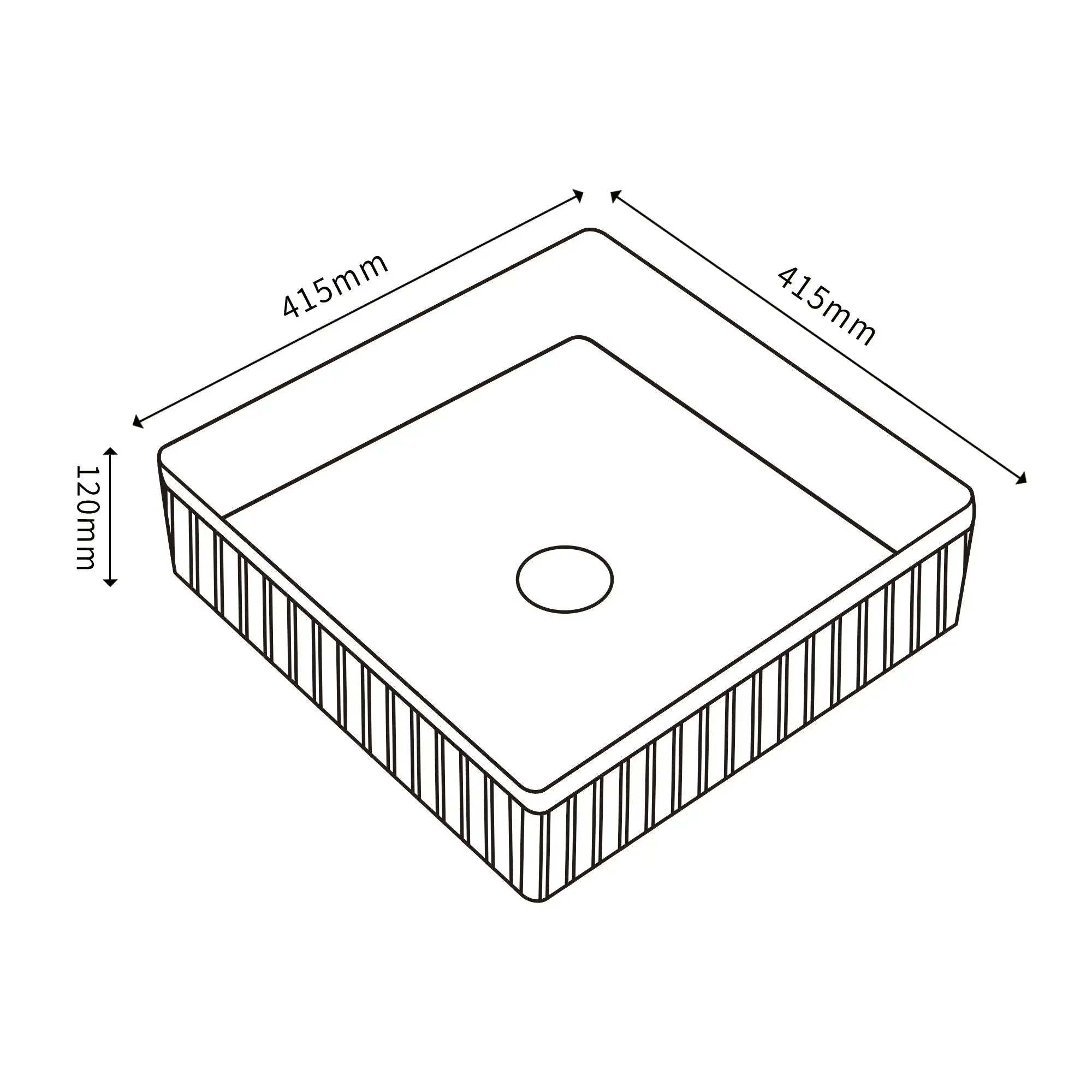 CA415SQ Above Counter Basin Poseidonbk