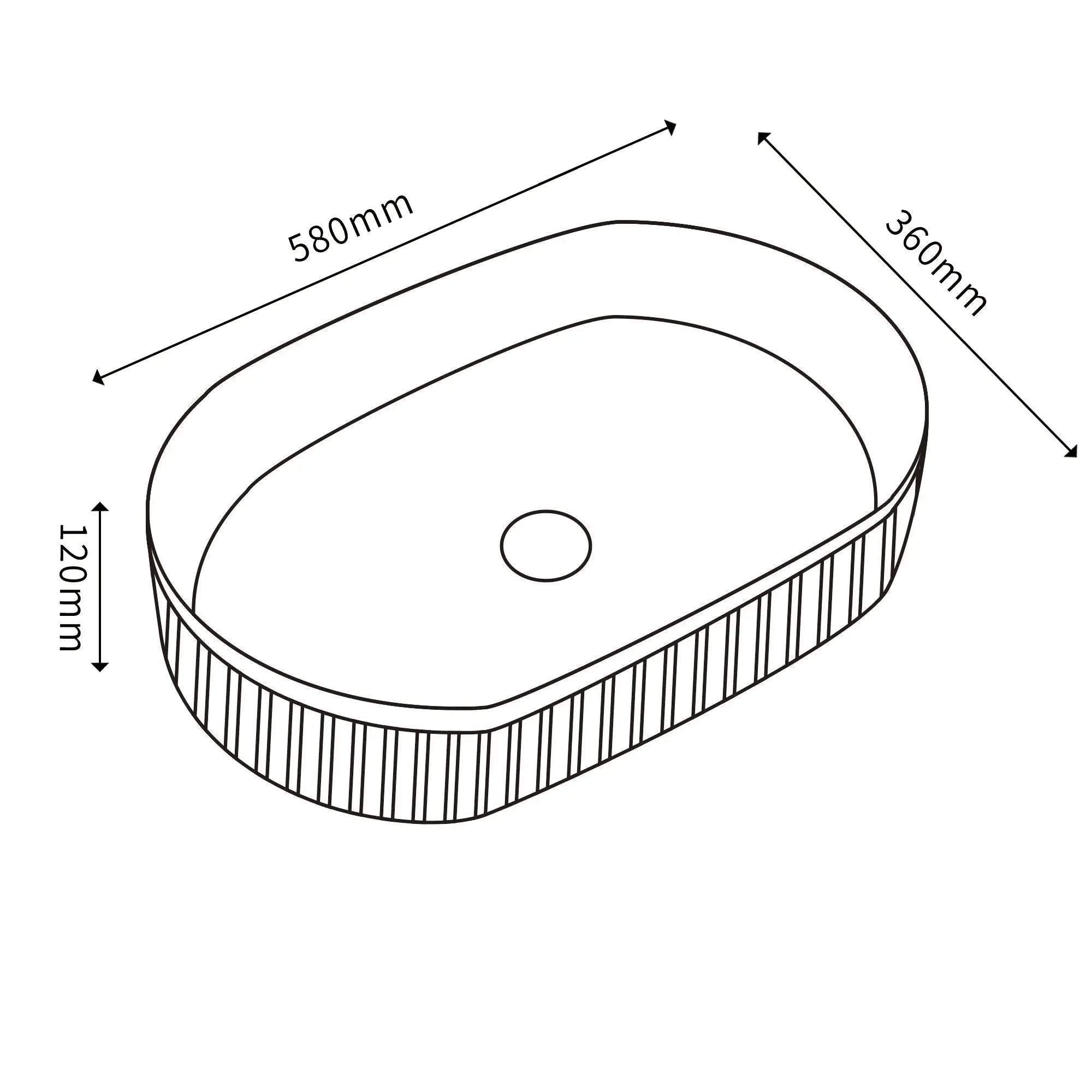 CA5836 Above Counter Basin Poseidonbk