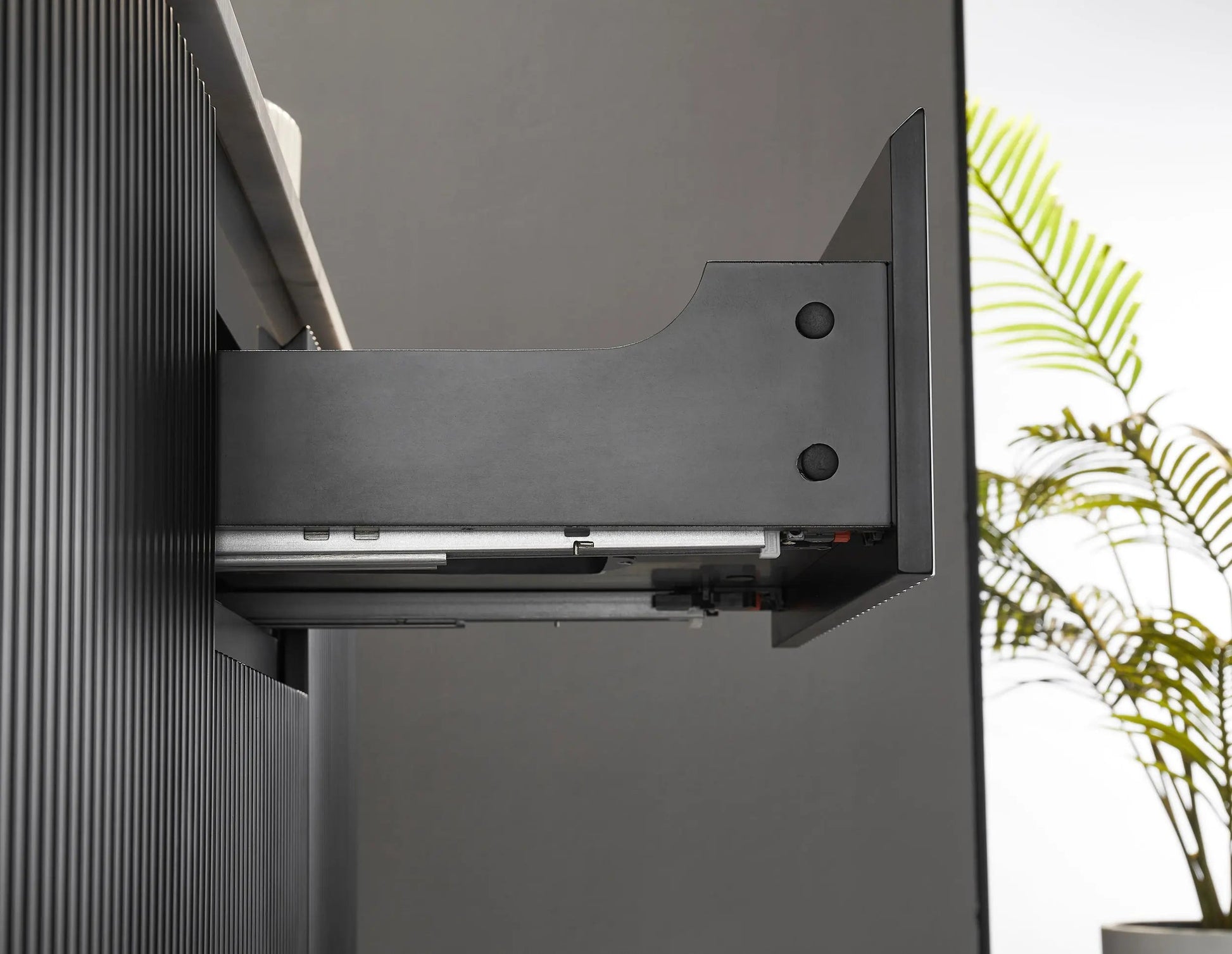 Brindabella Wall Hung Vanity (Middle Drawers) 1500mm (Single/Double Bowl) (Matte Black) Poseidon