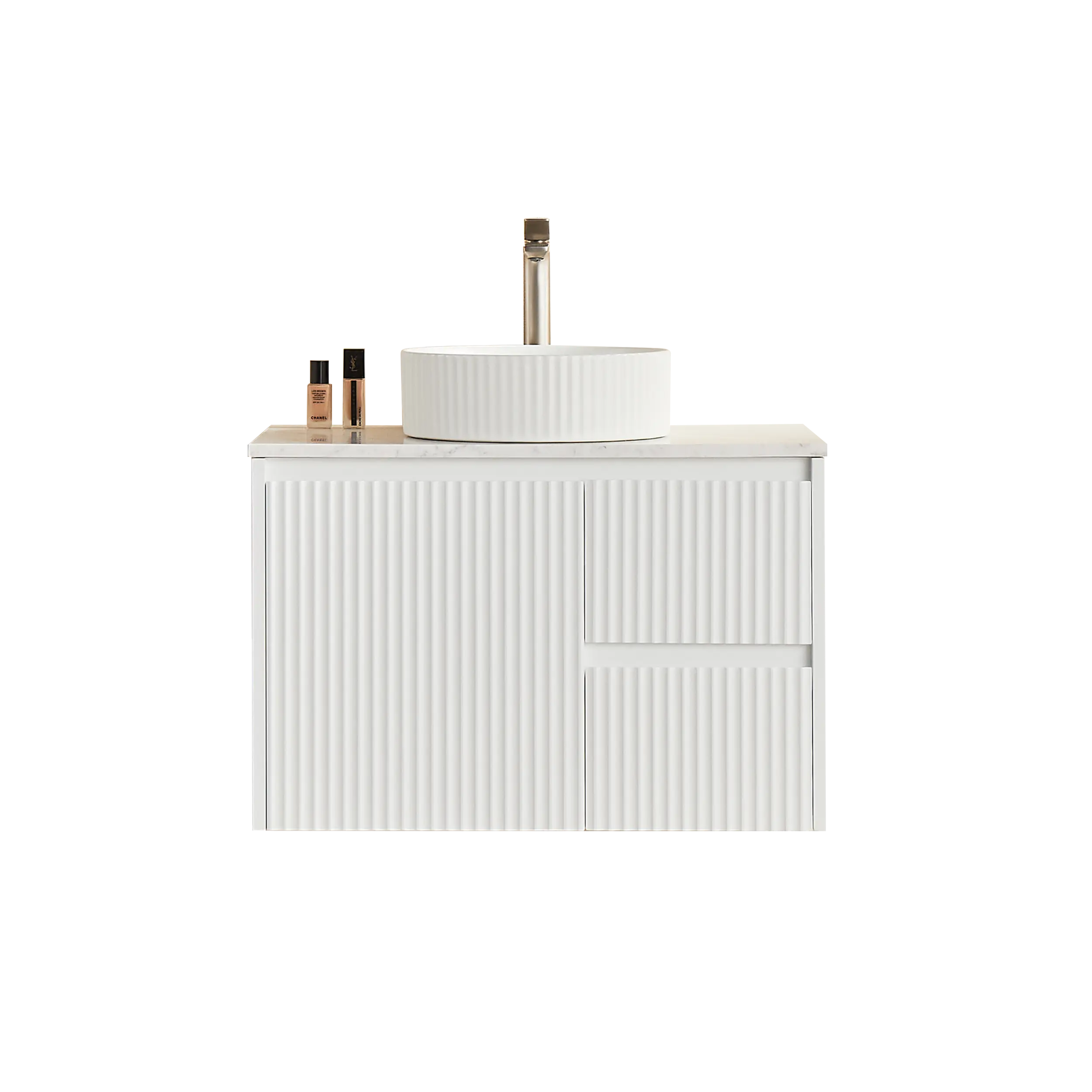 Brindabella Wall Hung PVC Cabinet 750mm (Matte White) Poseidon