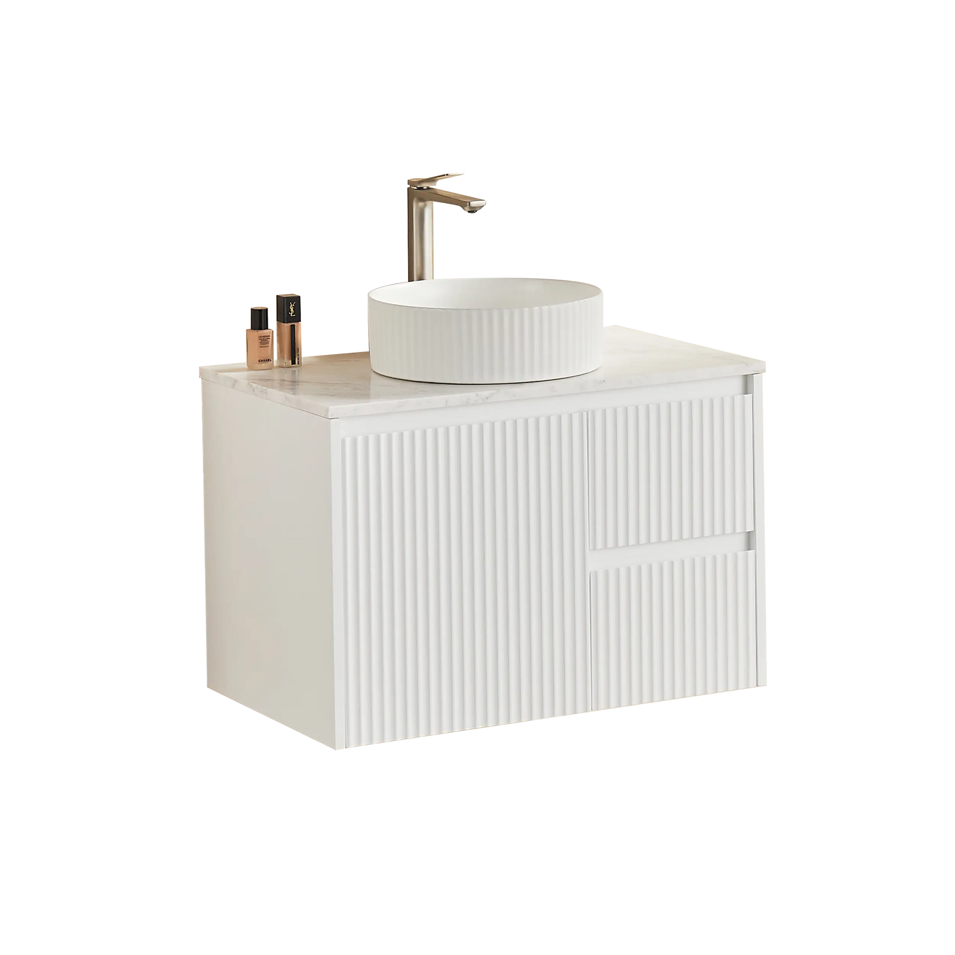 Brindabella Wall Hung PVC Cabinet 750mm (Matte White) Poseidon
