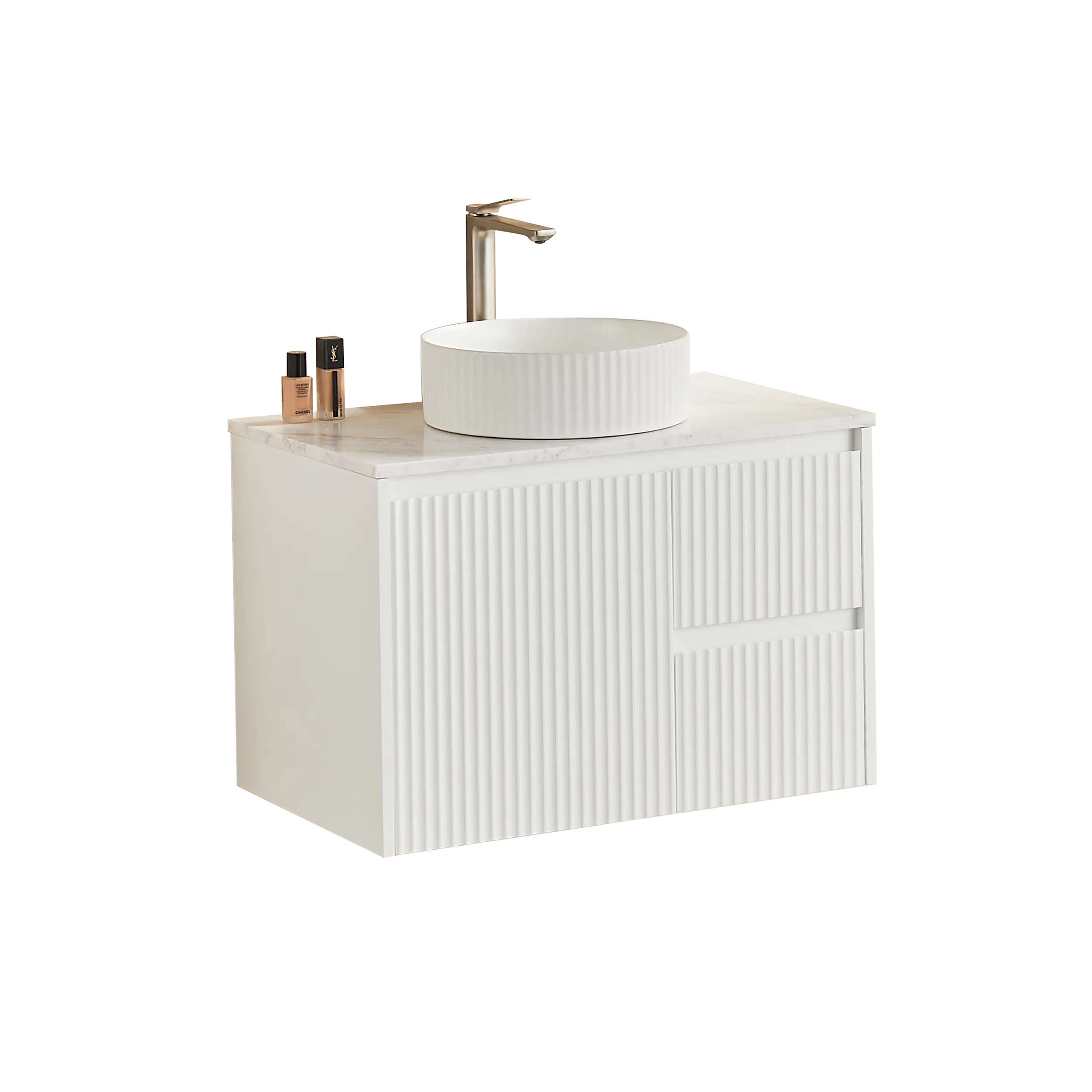 Brindabella Wall Hung PVC Cabinet 750mm (Matte White) Poseidon