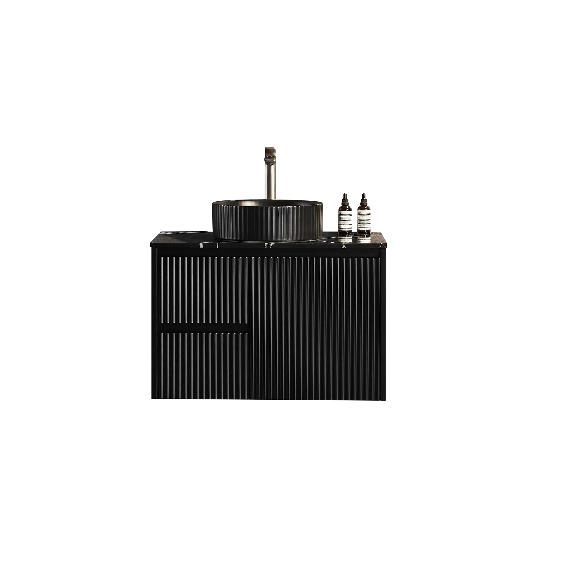 Brindabella Wall Hung PVC Cabinet 750mm (Matte Black) Poseidon