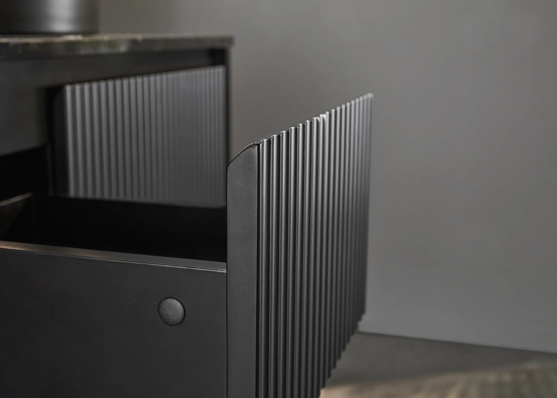 Brindabella Wall Hung PVC Cabinet 900mm (Matte Black) Poseidon