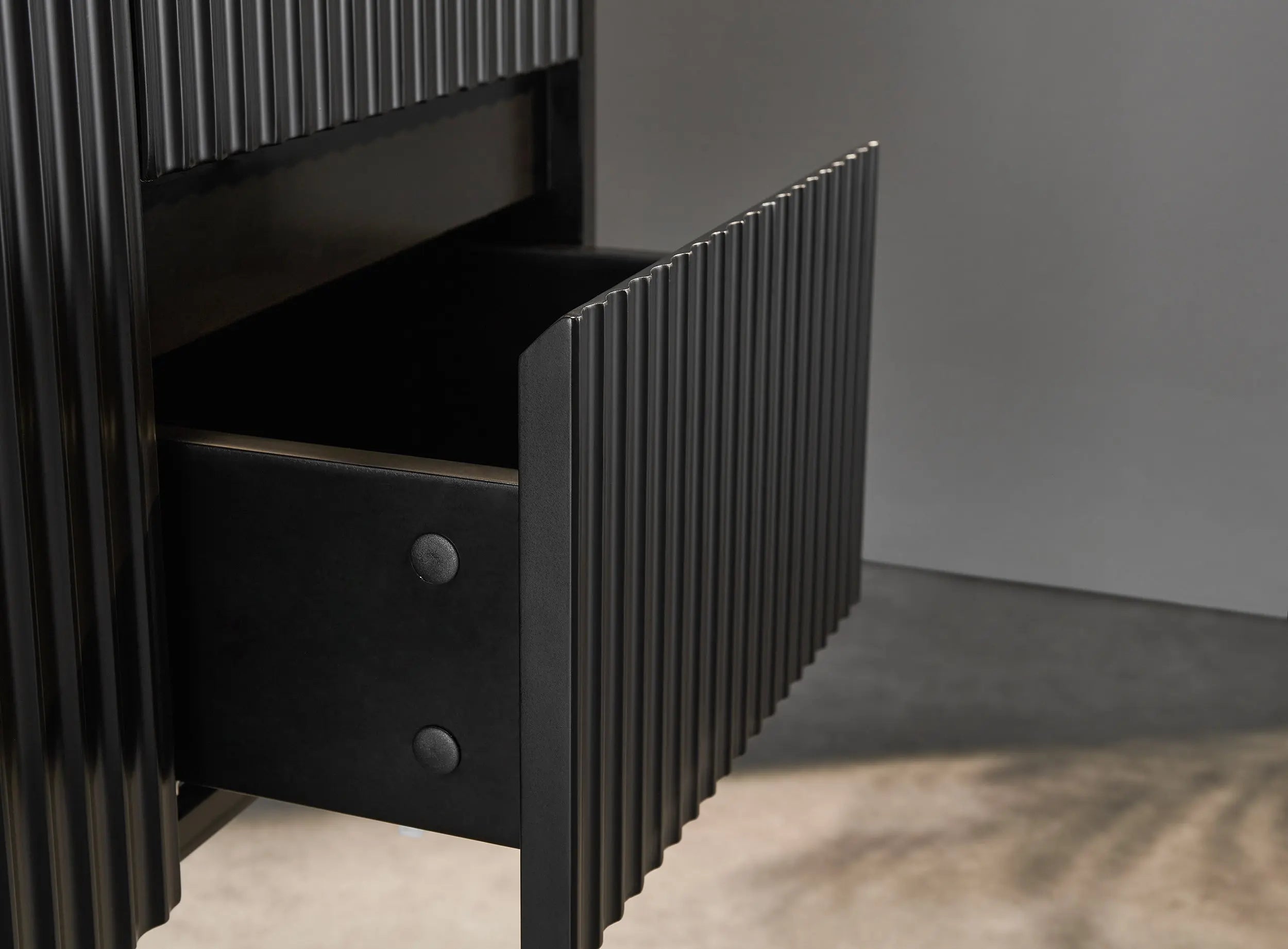 Brindabella Wall Hung PVC Cabinet 900mm (Matte Black) Poseidon