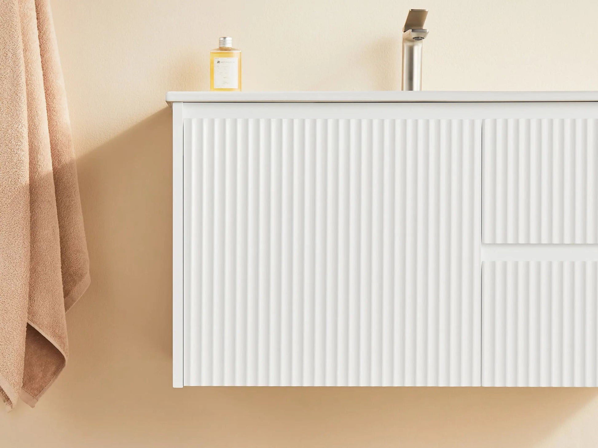 Brindabella Wall Hung PVC Cabinet 900mm (Matte White) Poseidon