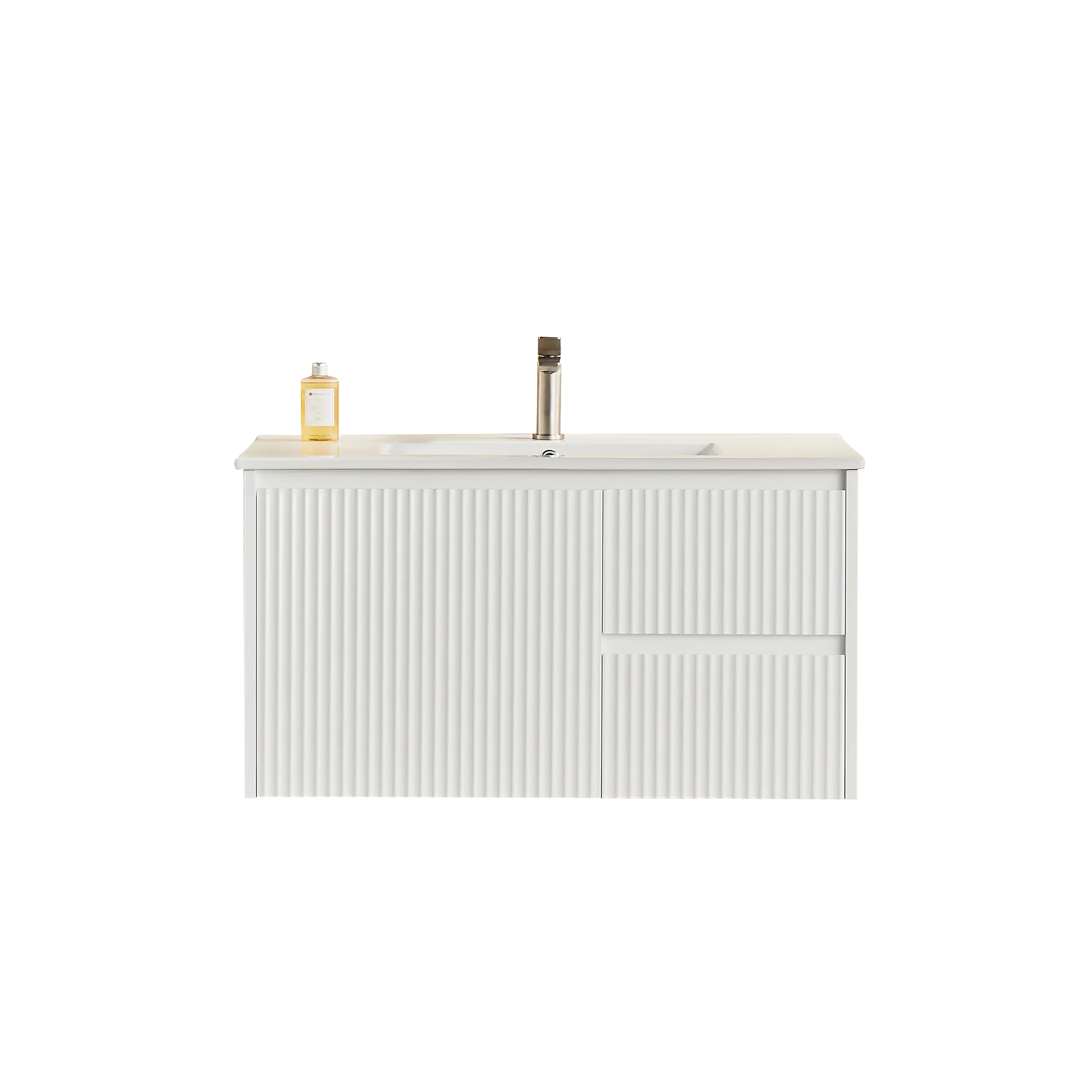 Brindabella Wall Hung PVC Cabinet 900mm (Matte White) Poseidon